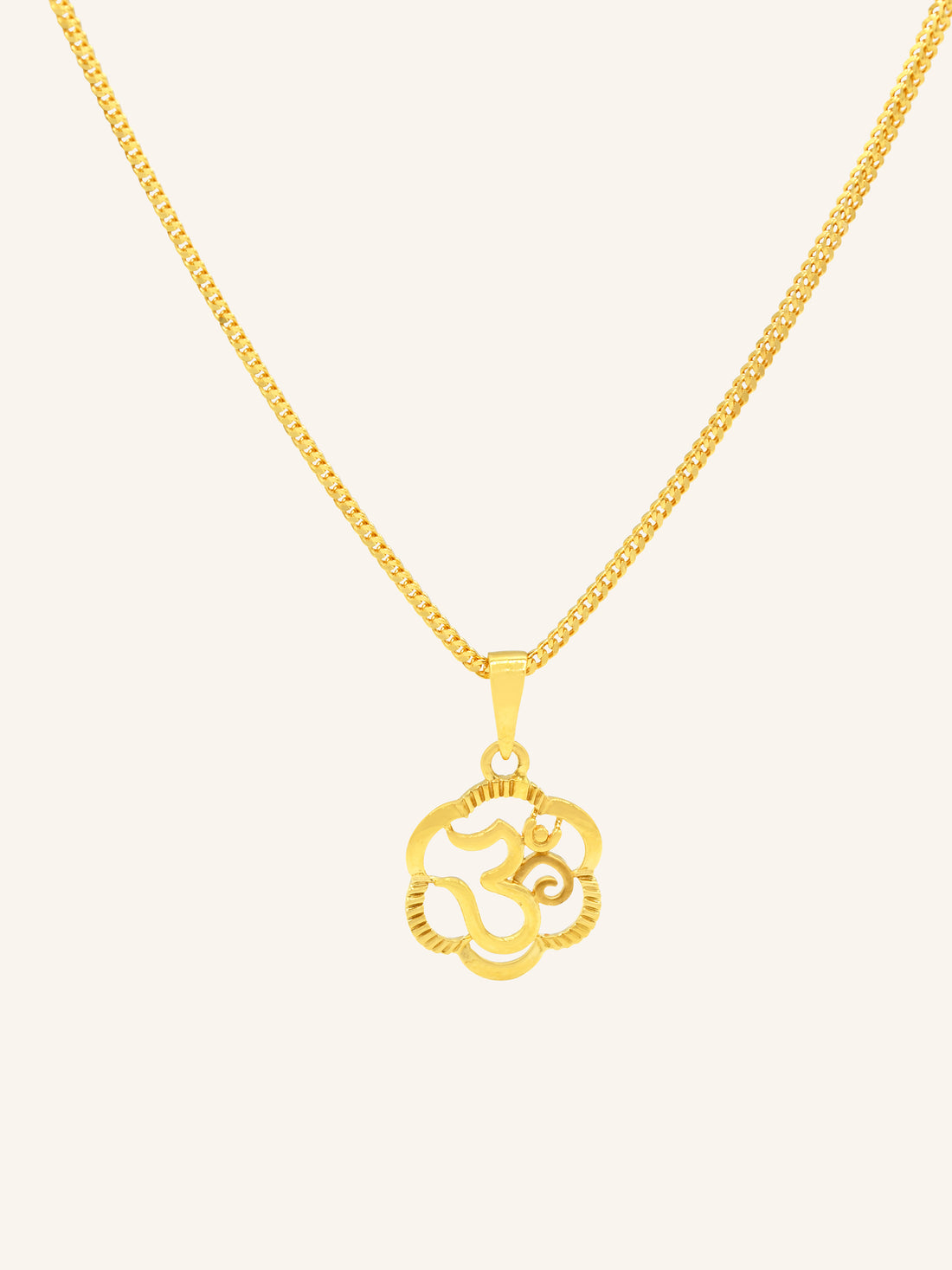22ct Gold OM Pendant - Roop Darshan
