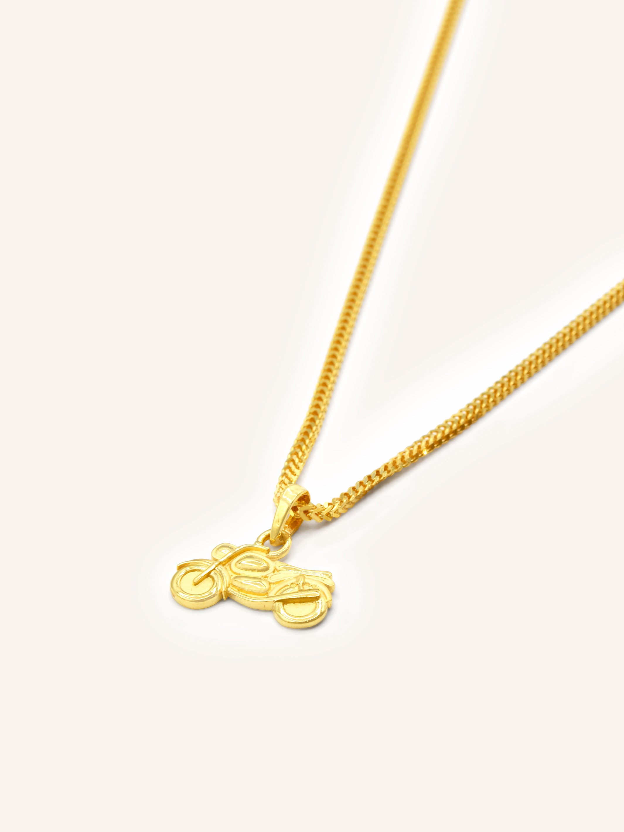 22ct Gold Bike Pendant 1.41 GMS - Roop Darshan