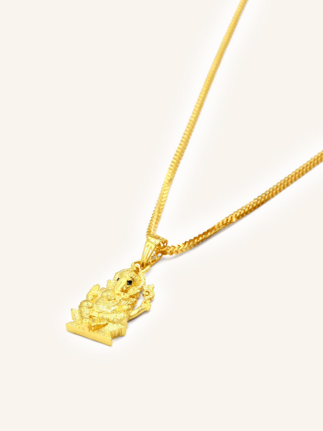 22ct Gold Ganesha Pendant 2.52 GMS - Roop Darshan