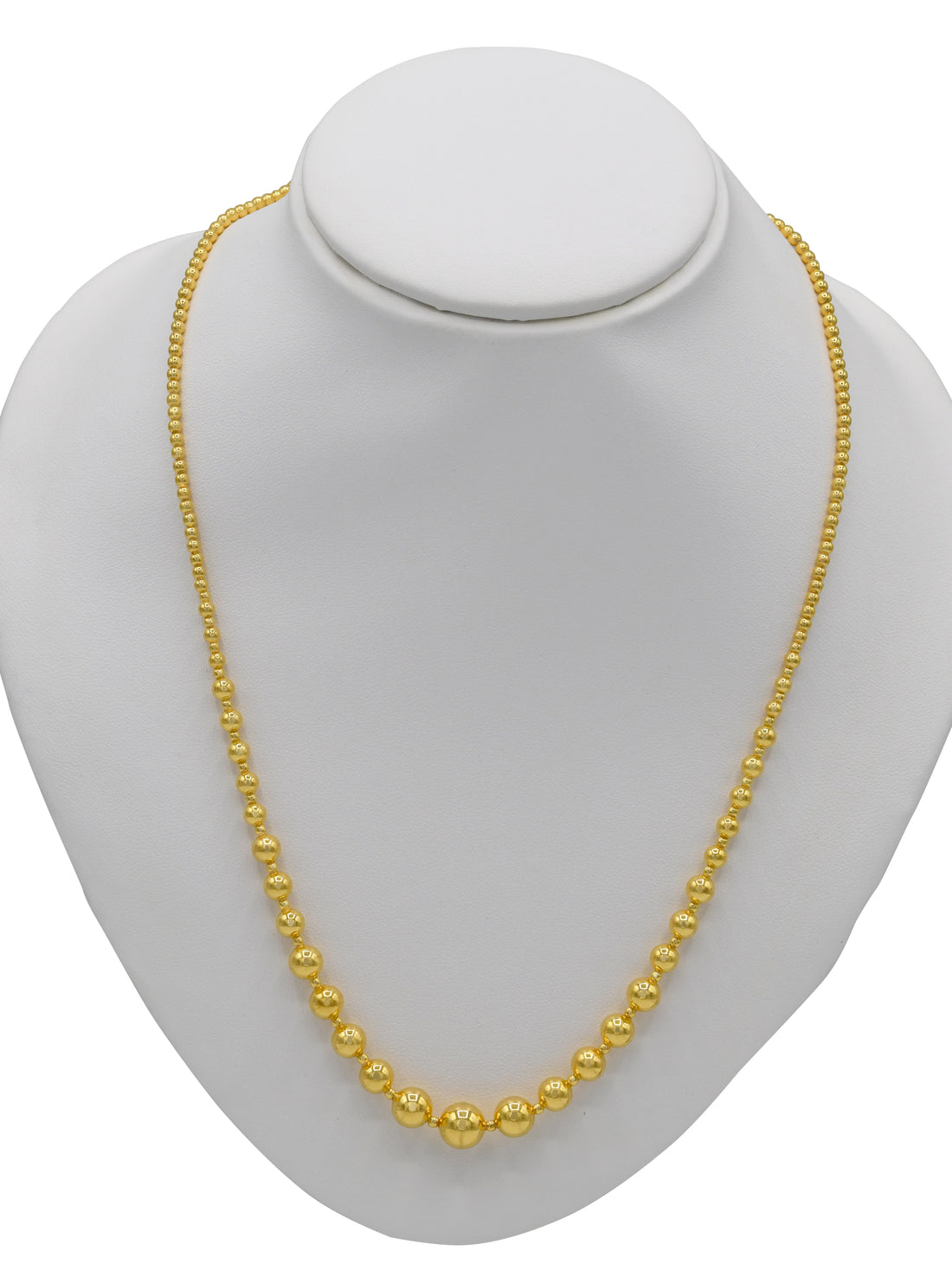 22ct Gold Ball Necklace Set