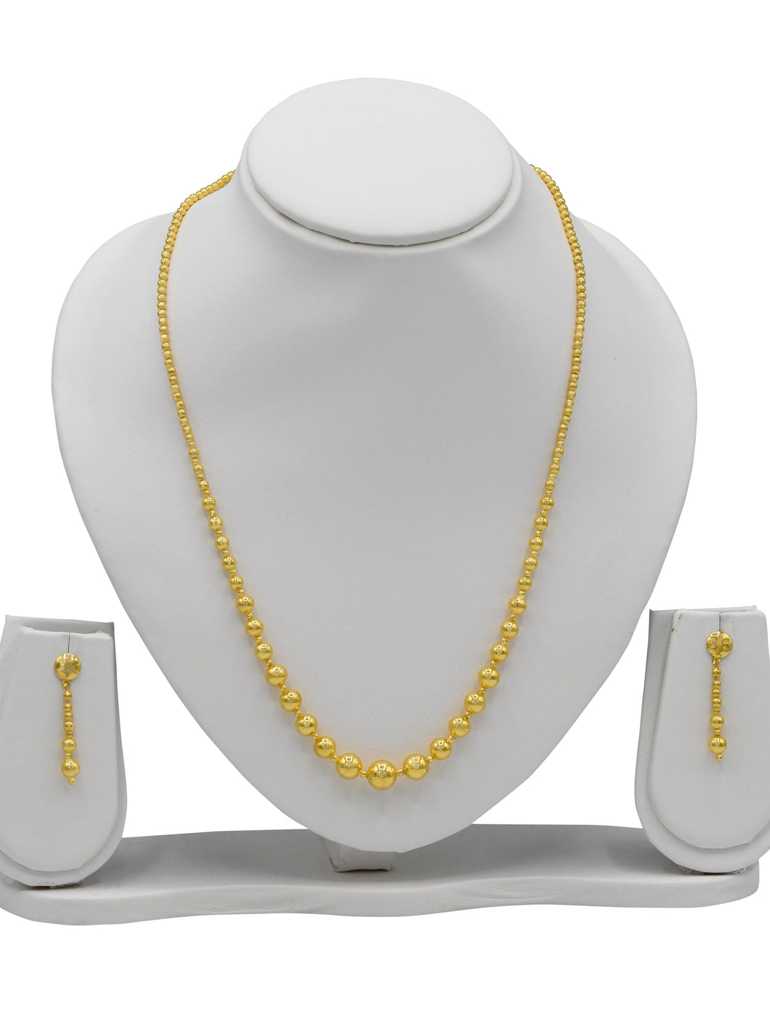 22ct Gold Ball Necklace Set