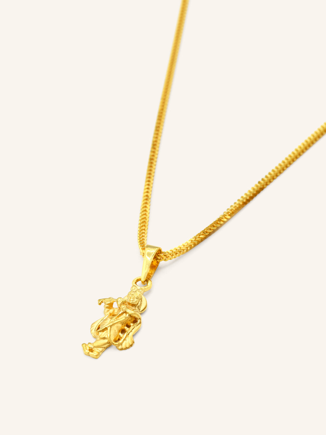 22ct Gold Krishna Pendant 2.22 GMS - Roop Darshan
