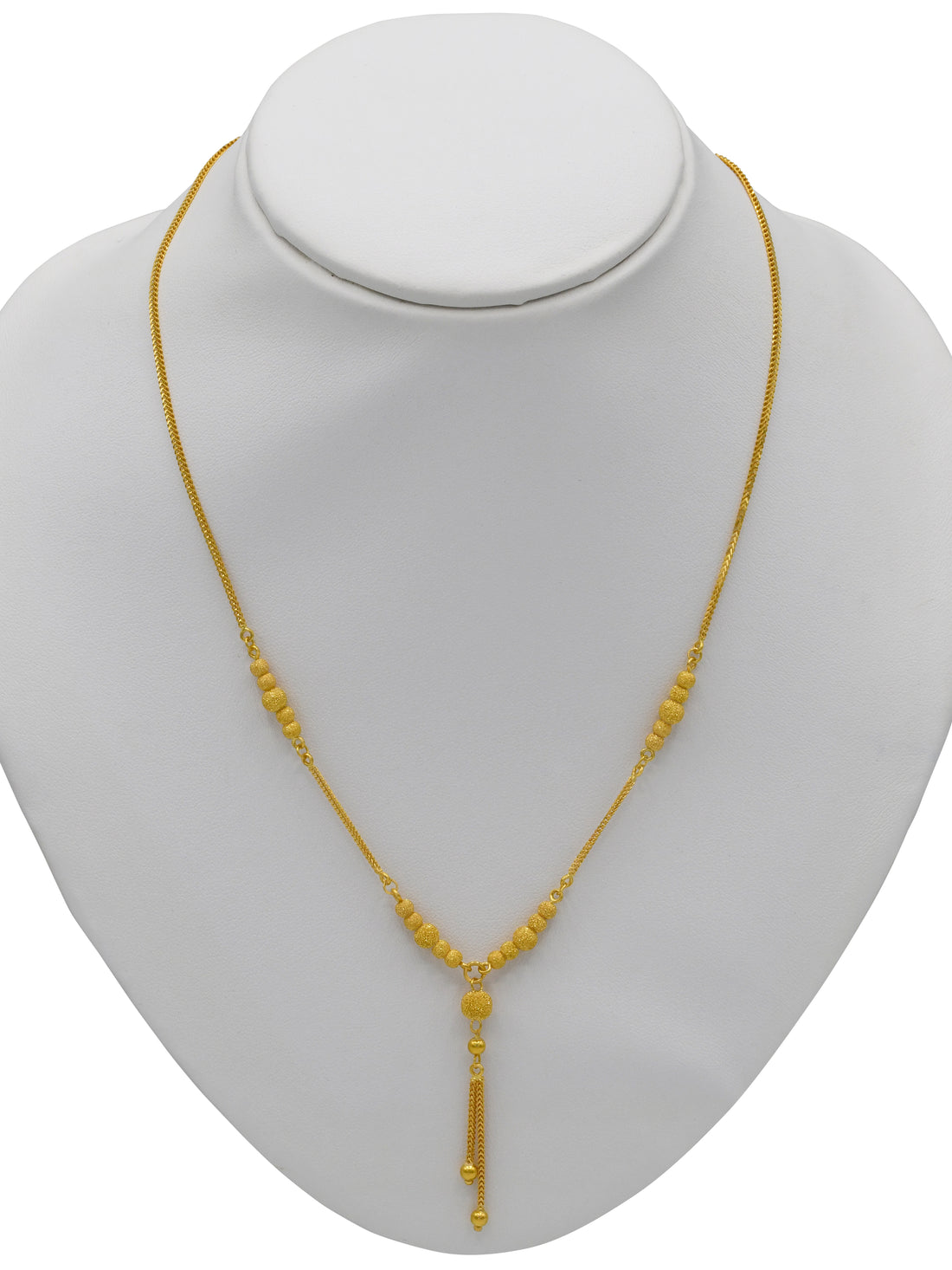 22ct Gold Ball Necklace Set