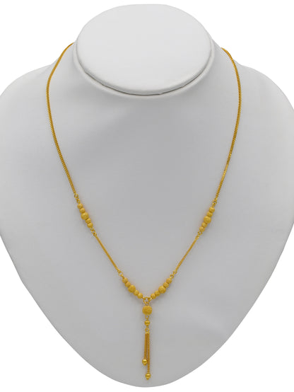22ct Gold Ball Necklace Set