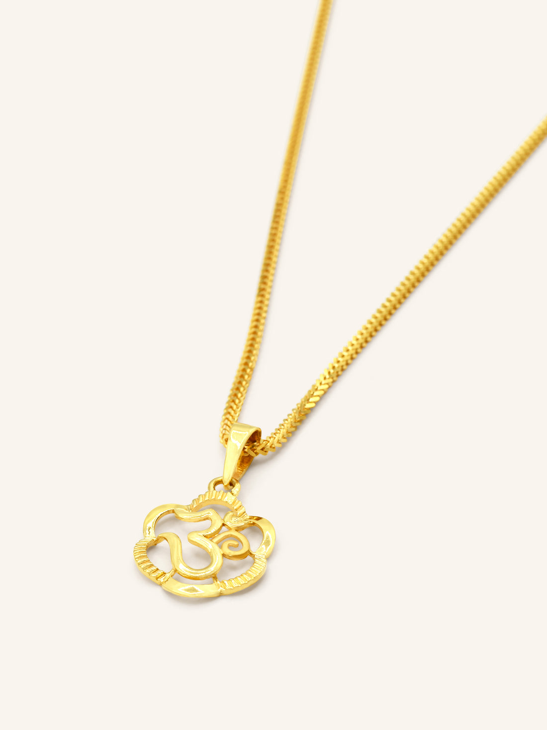 22ct Gold OM Pendant - Roop Darshan
