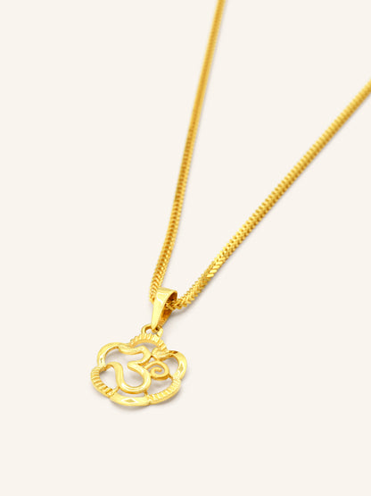 22ct Gold OM Pendant - Roop Darshan