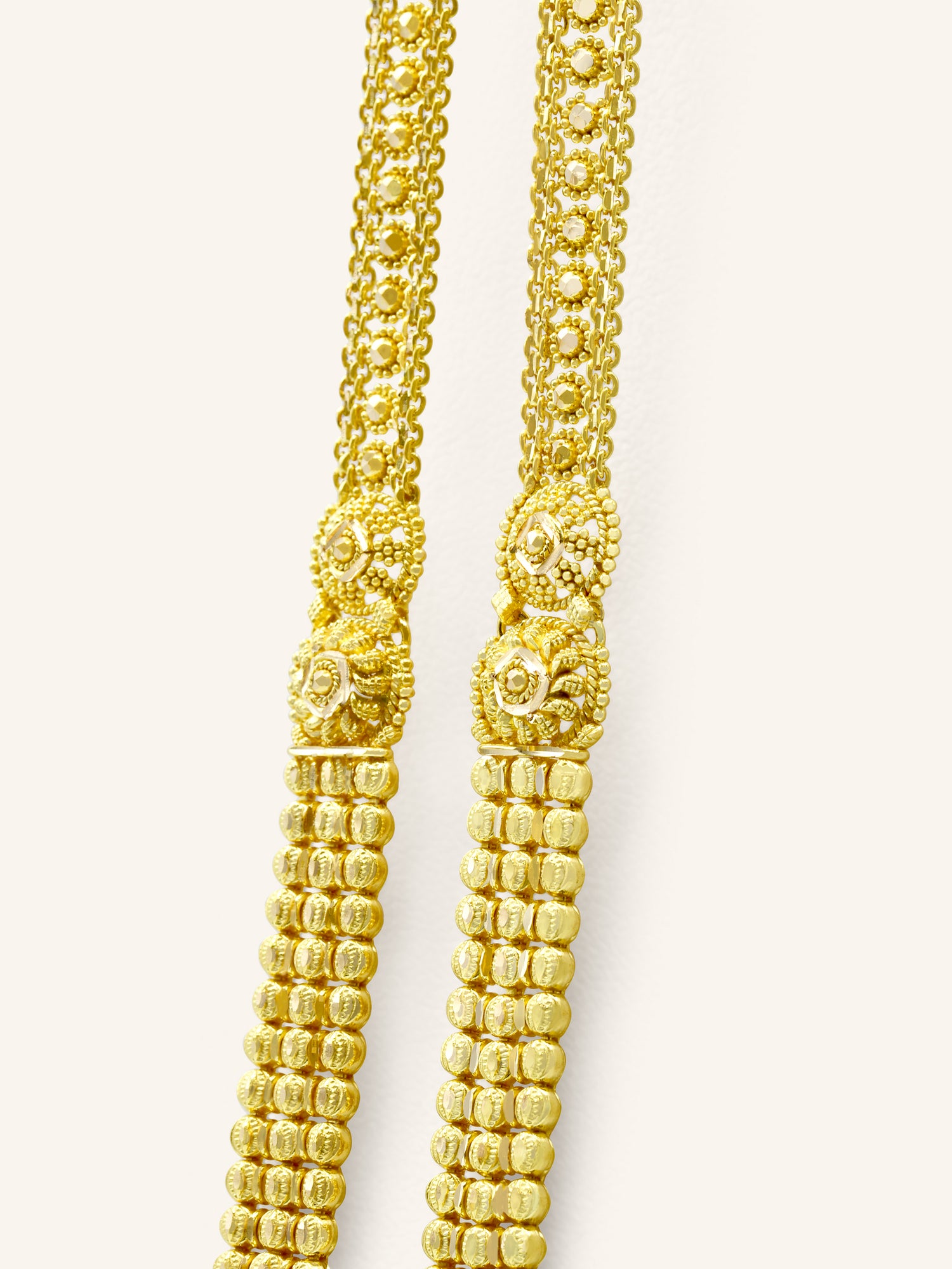 22ct Gold Neckalce Set 66.63 GMS - Roop Darshan