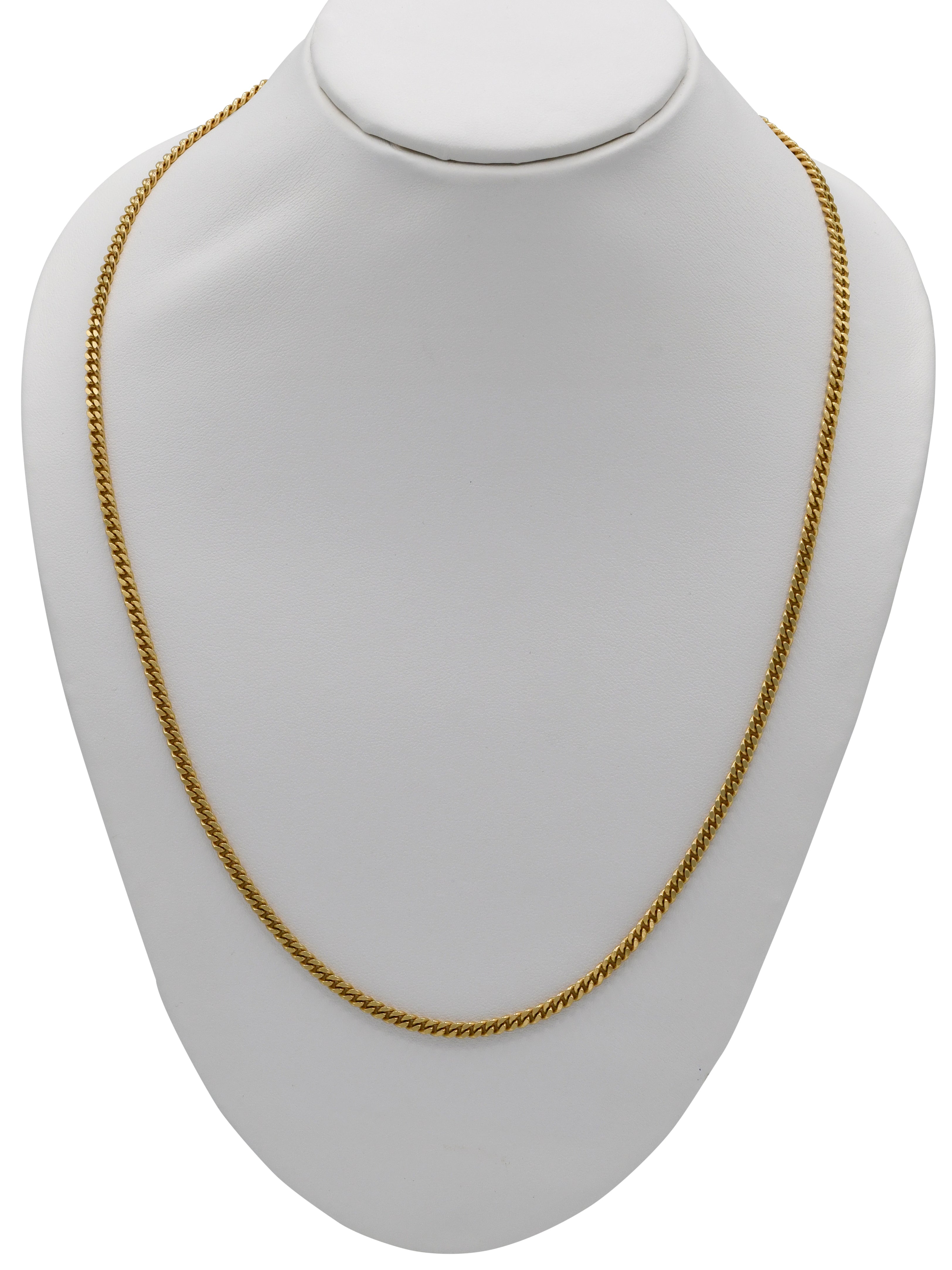 9ct Gold 2 Sided Curb Chain – Roop Darshan