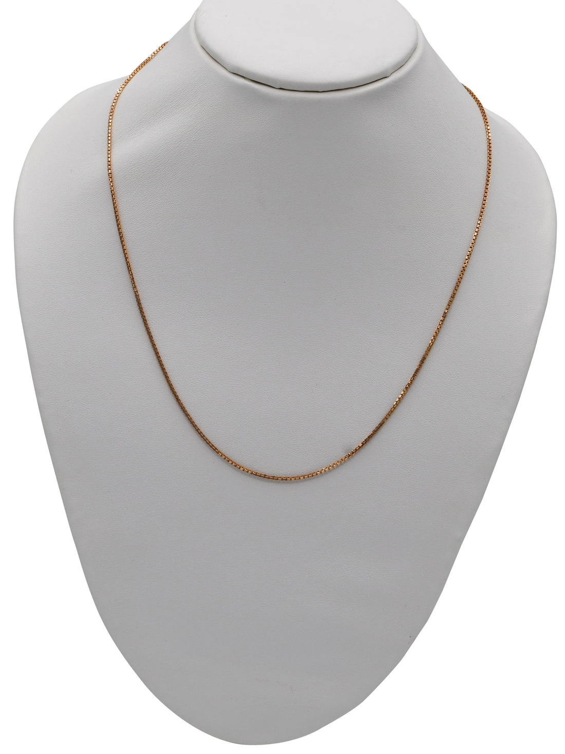 22ct Rose Gold Box Chain