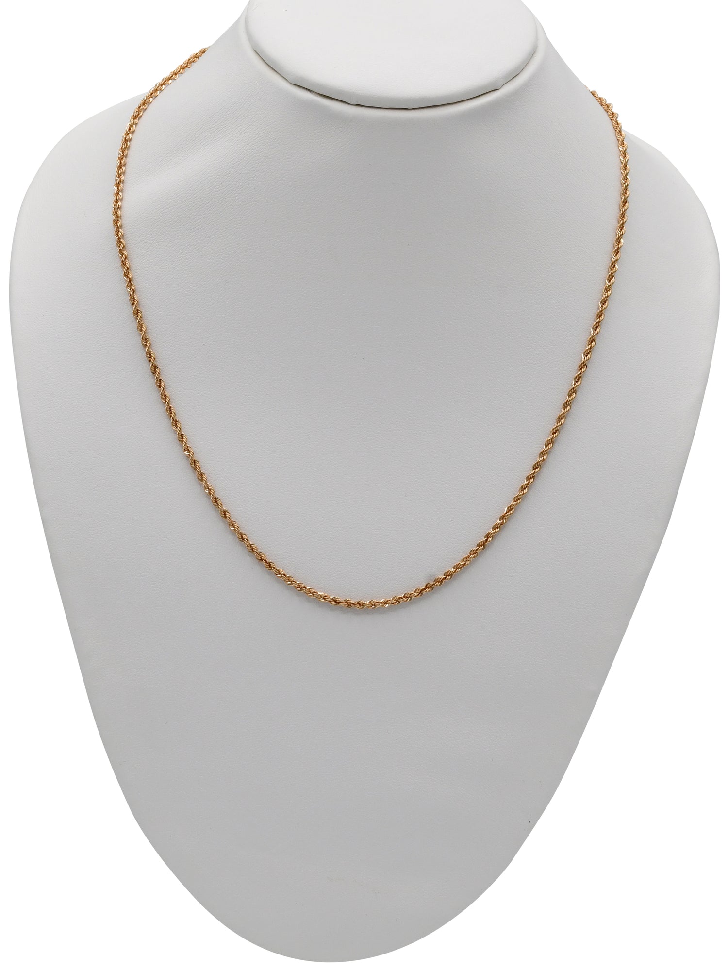 18ct Gold Hollow Rope Chain