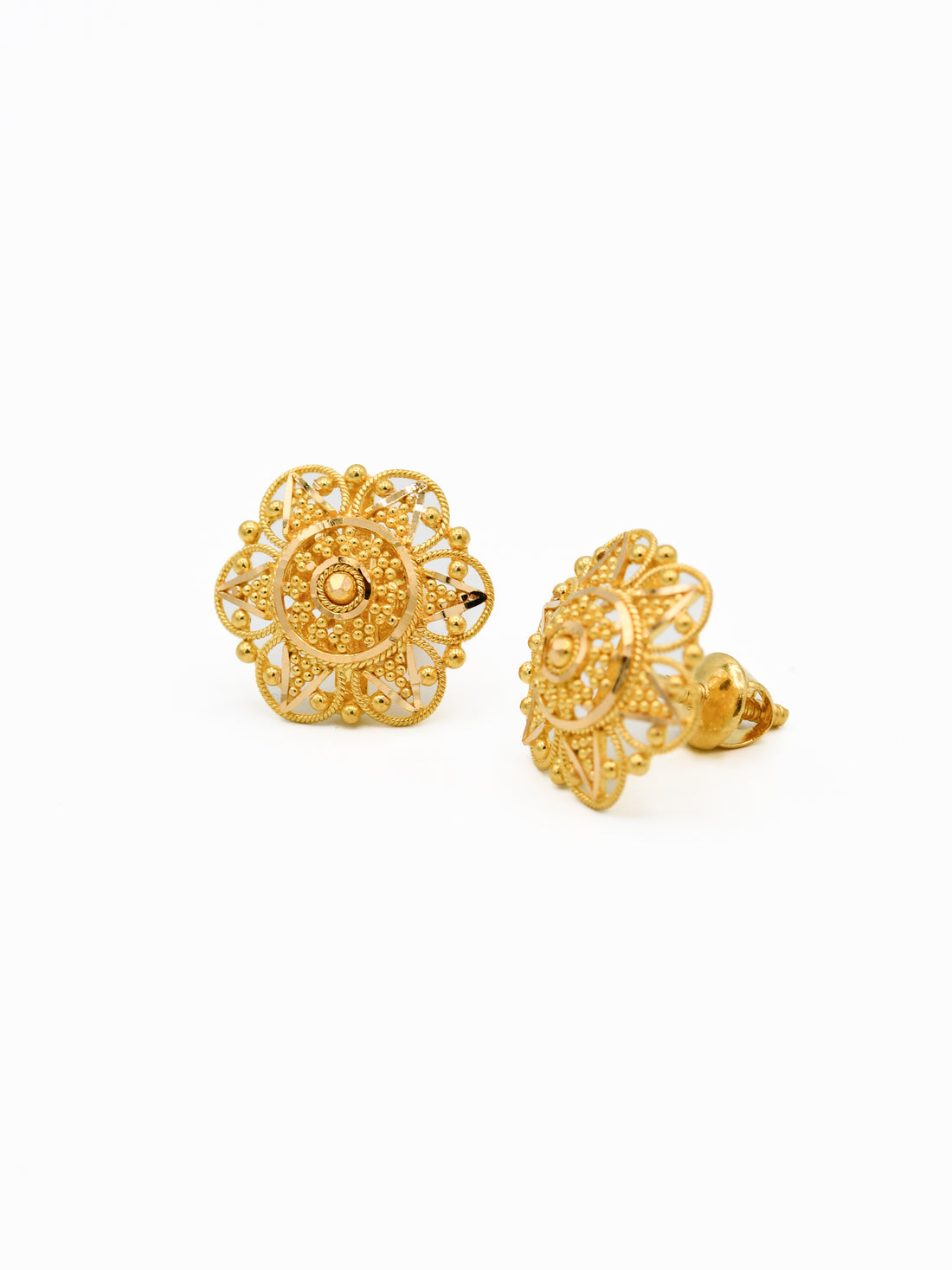 22ct Gold Stud Earrings