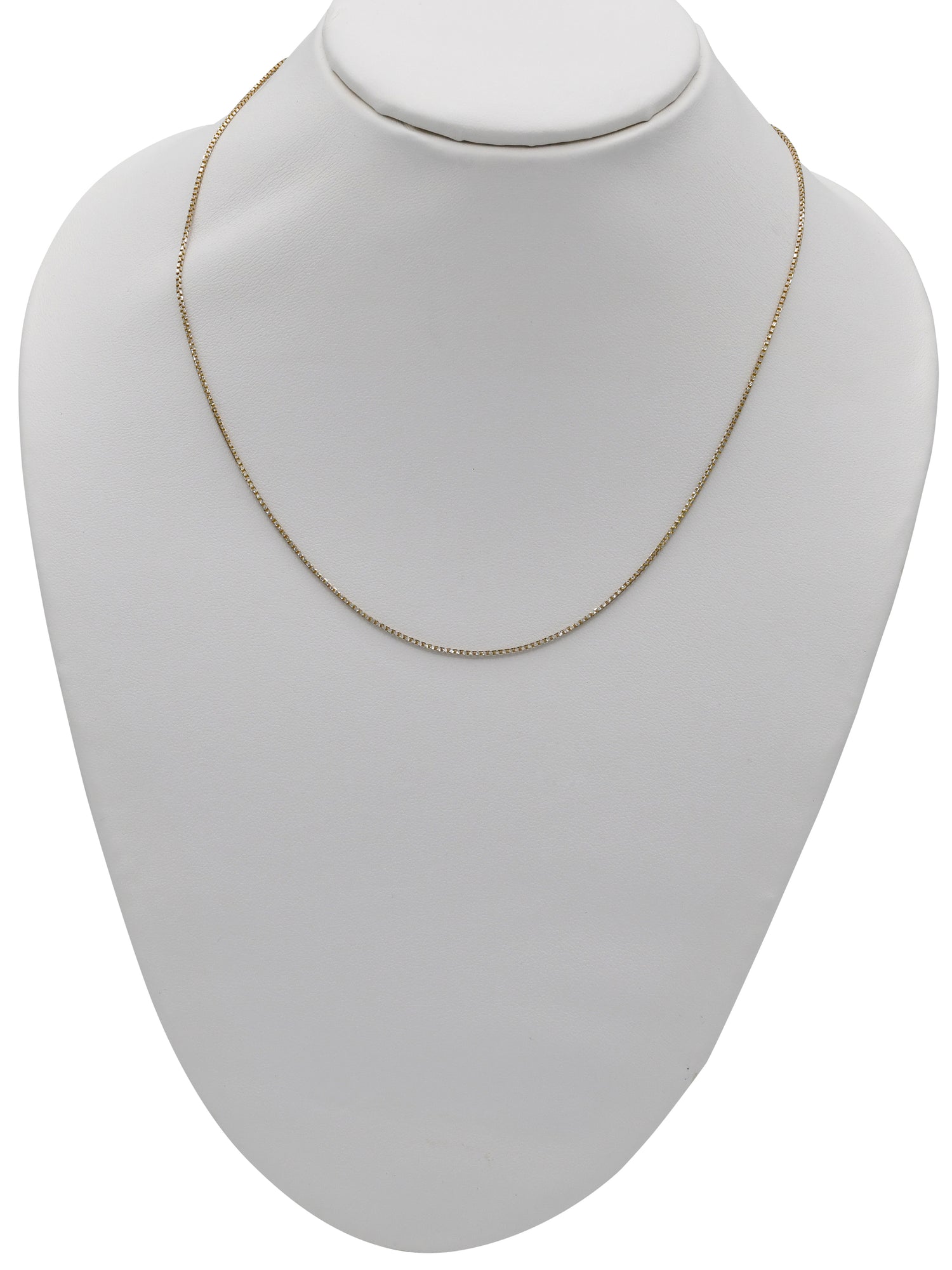 22ct Gold Two Tone Box Chain