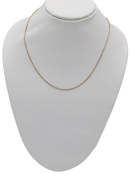 22ct Gold Two Tone Box Chain