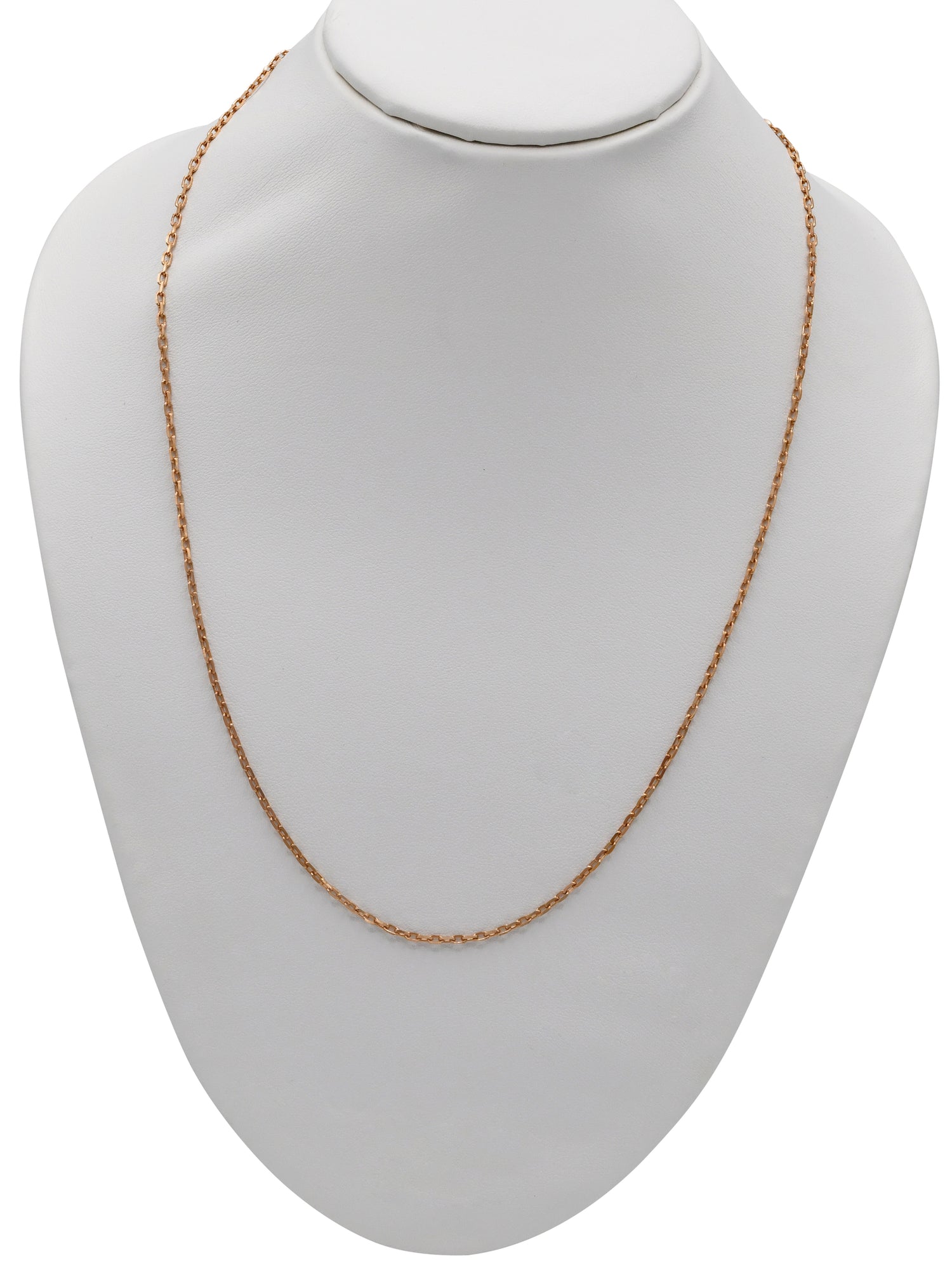 18ct Rose Gold Rope Chain