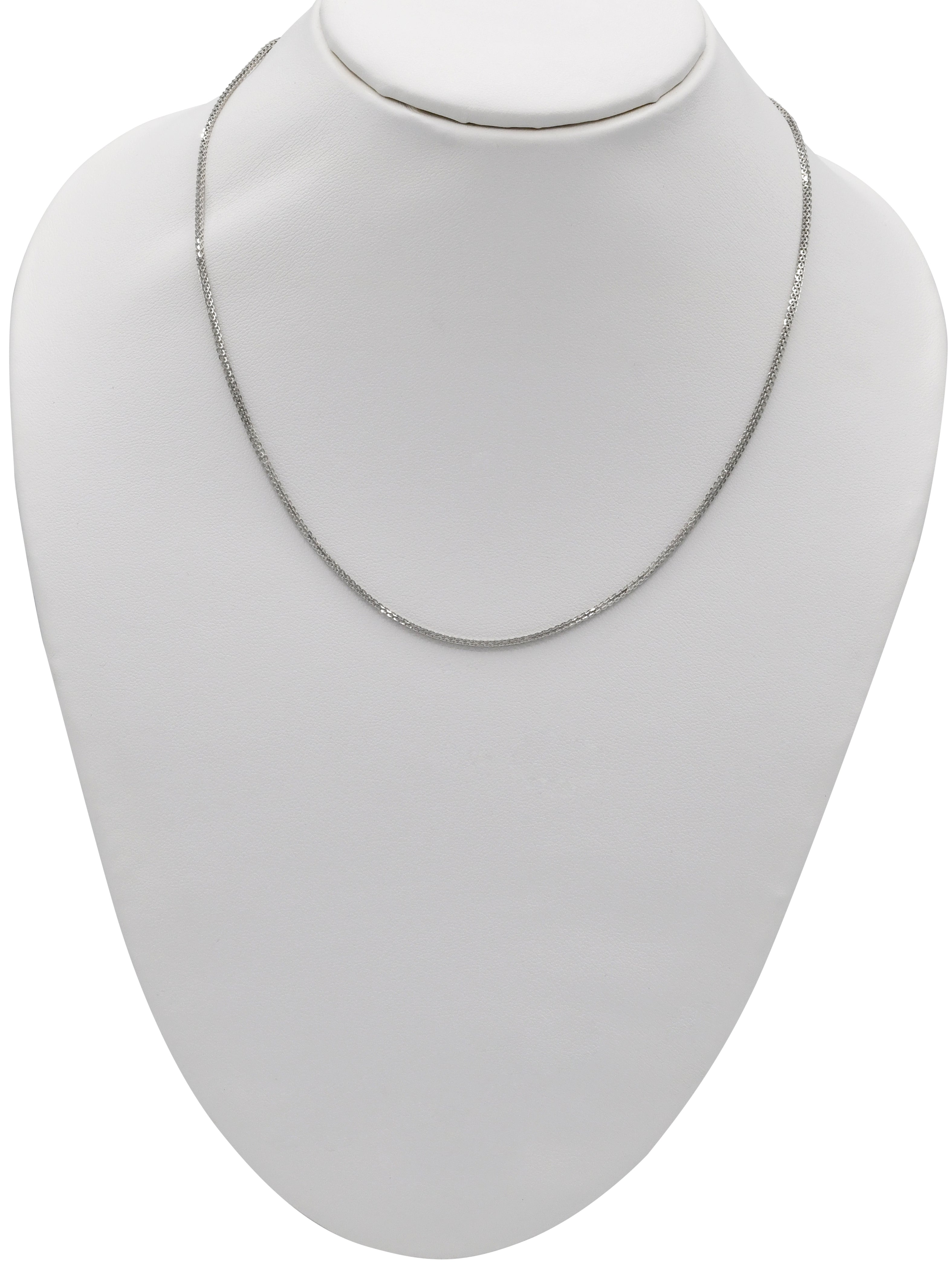 18ct White Gold Chain