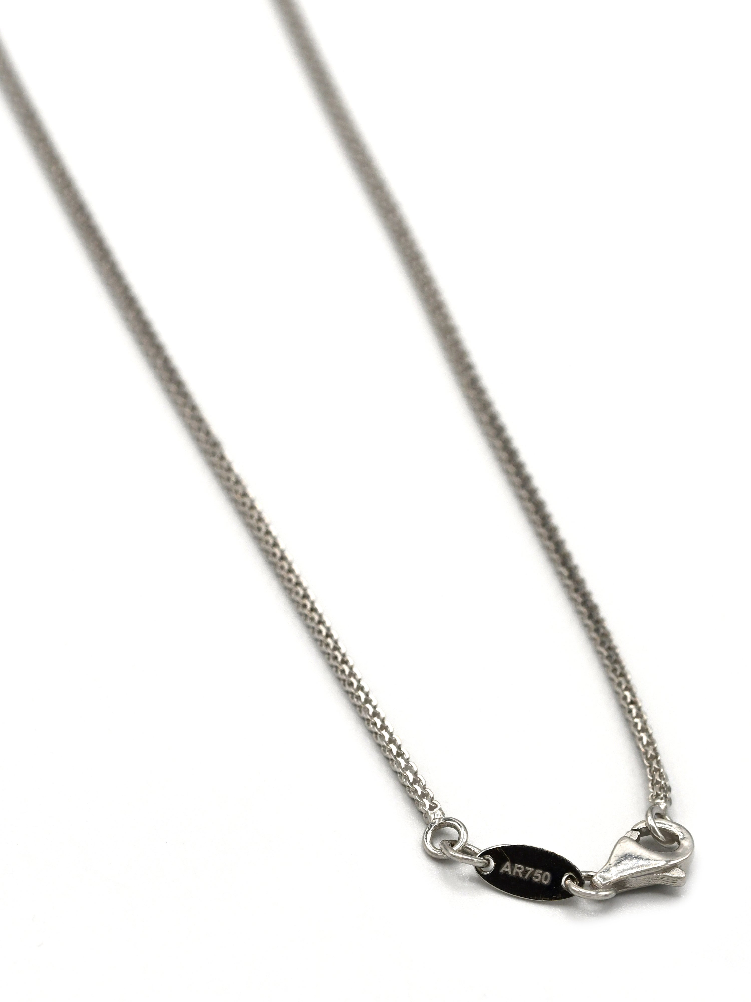 18ct White Gold Chain - Roop Darshan