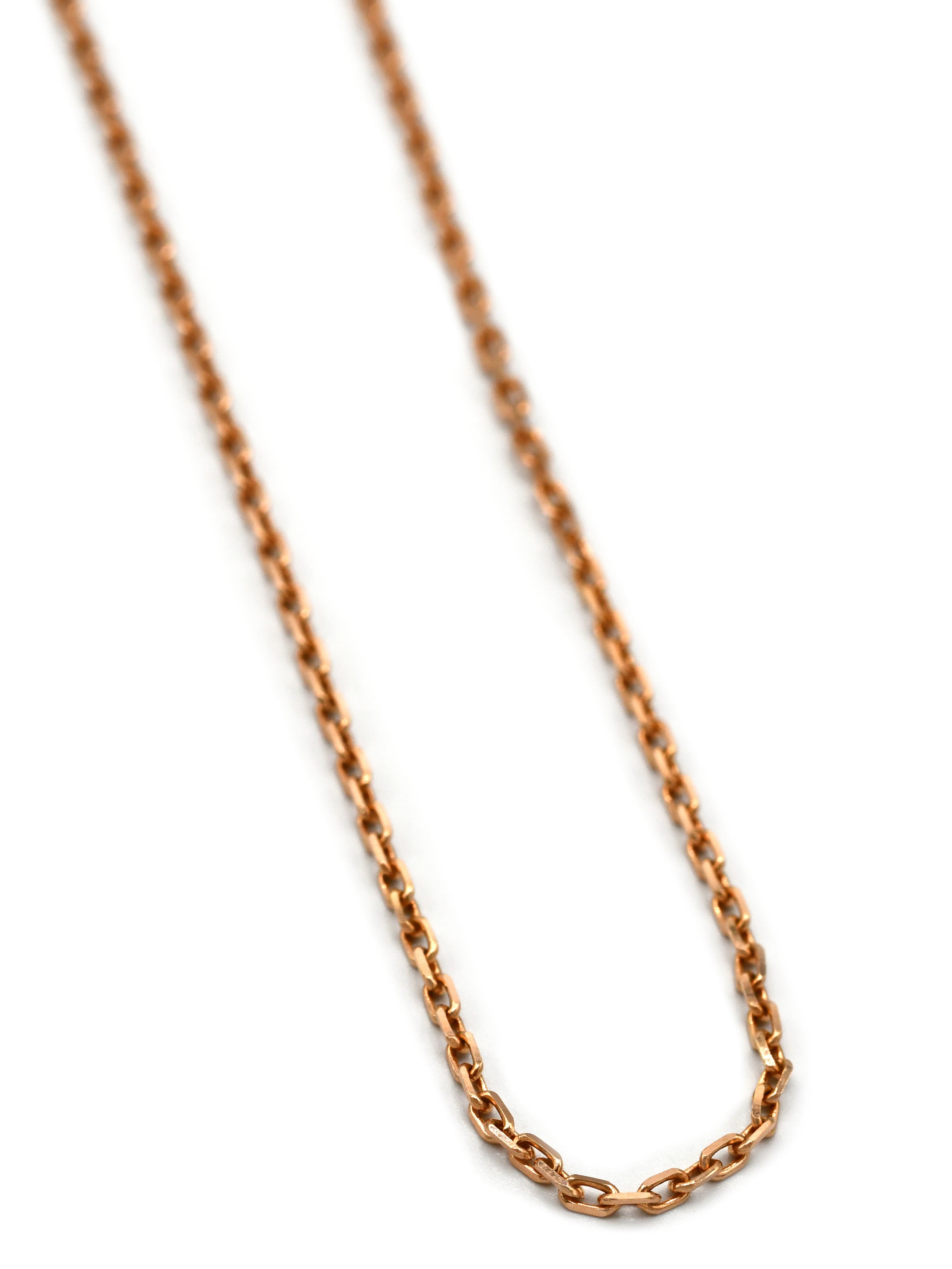 18ct Rose Gold Rope Chain - Roop Darshan