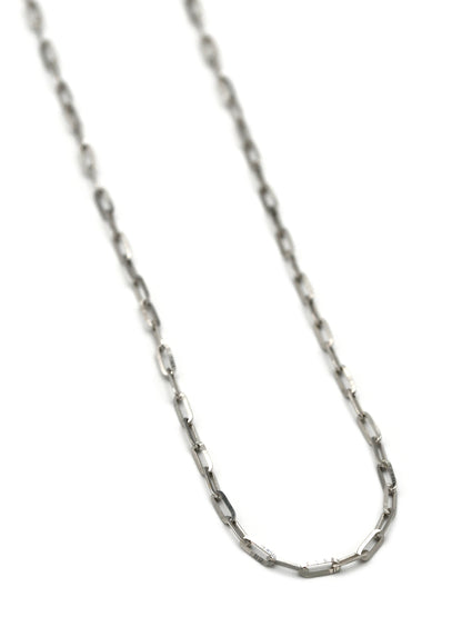 18ct White Gold Paper Clip Chain