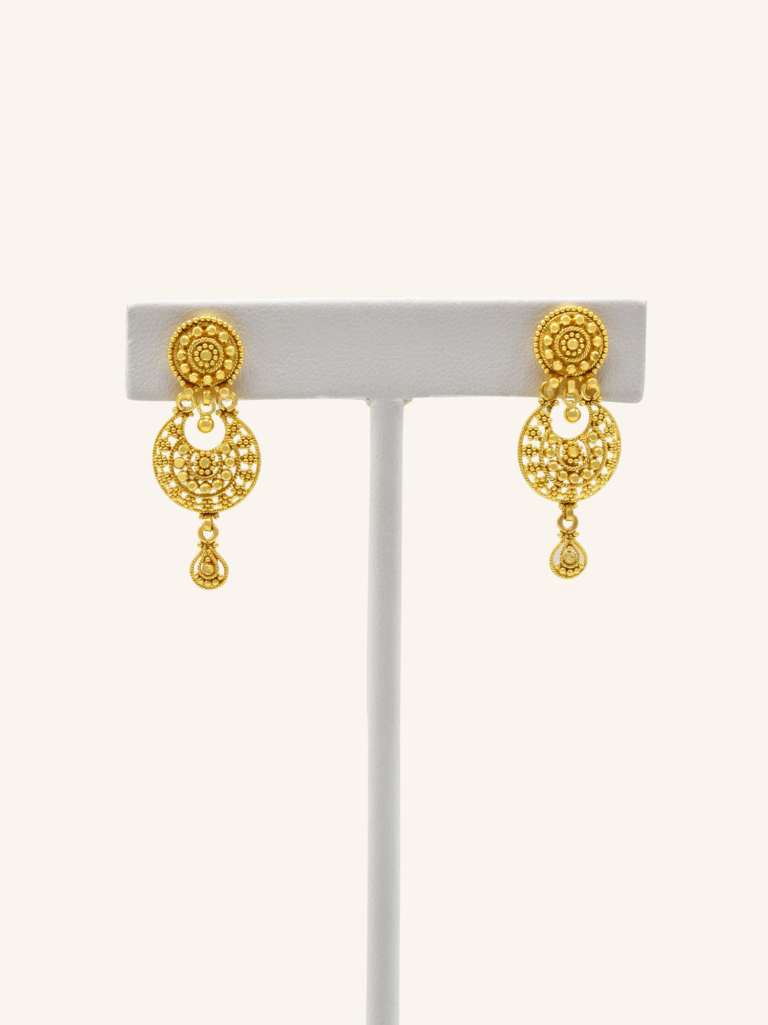22ct Gold Necklace Set 24.90 GMS - Roop Darshan