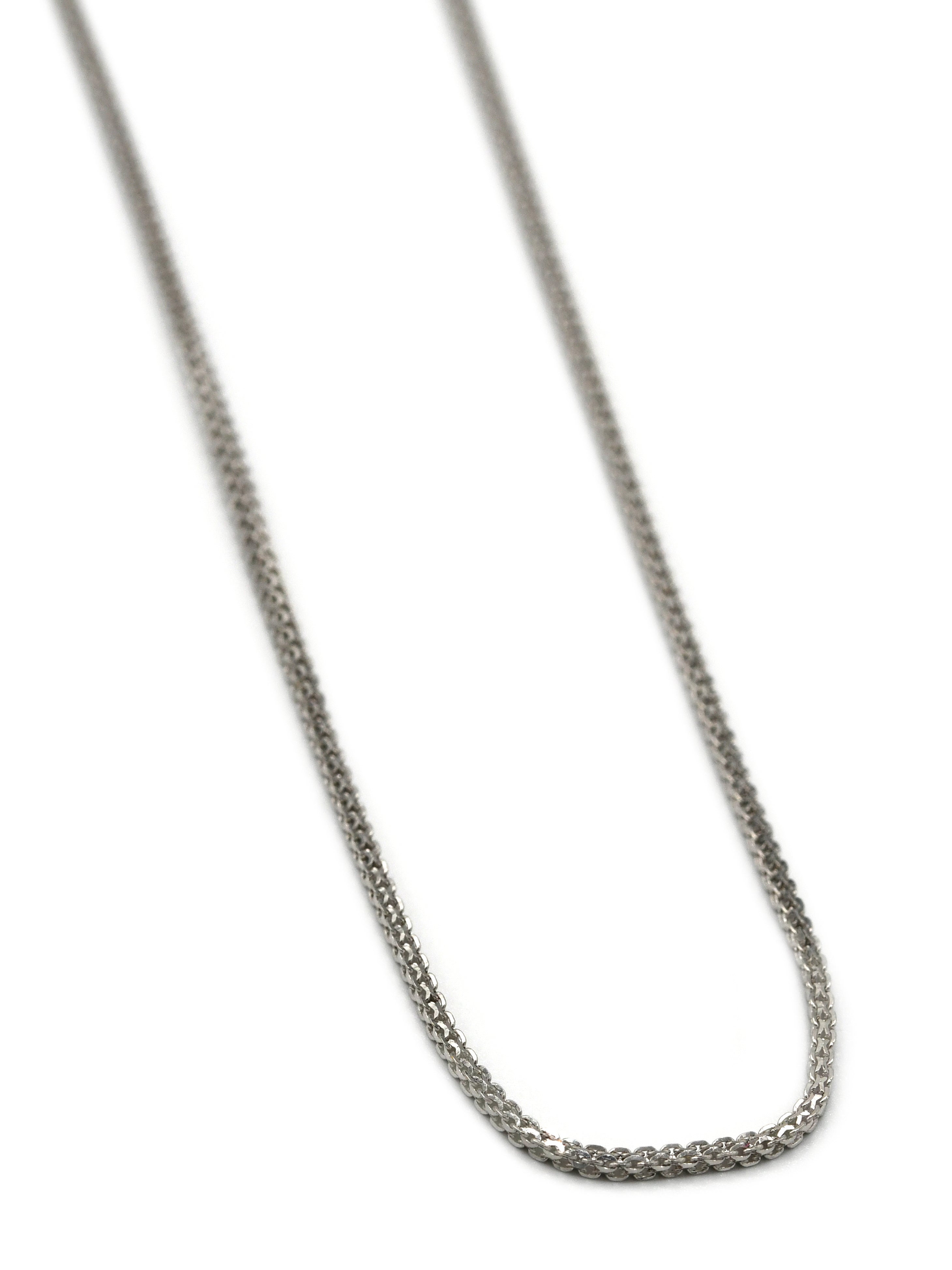 18ct White Gold Chain