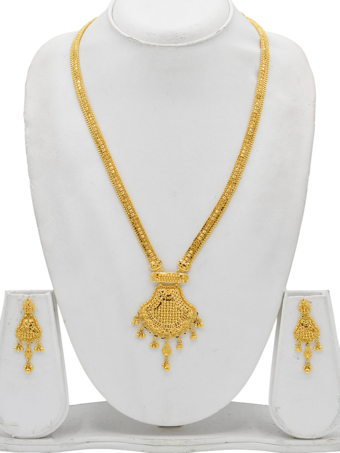 22ct Gold Long Necklace Set
