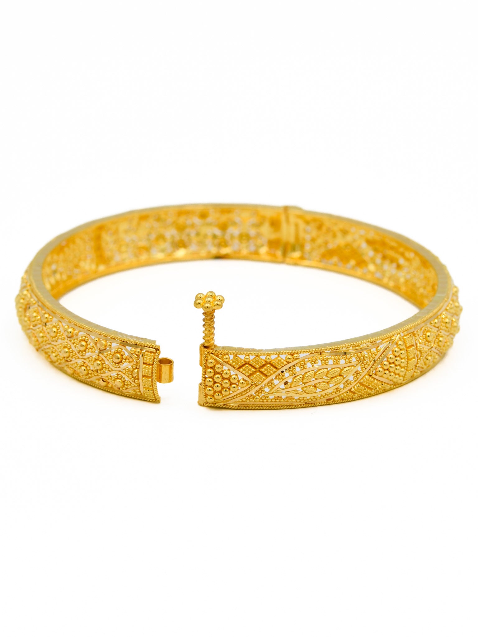 22ct gold plated Bracelet BANGLES Indian set gold d-60mm SCREW OPENING *  EACH ** | eBay