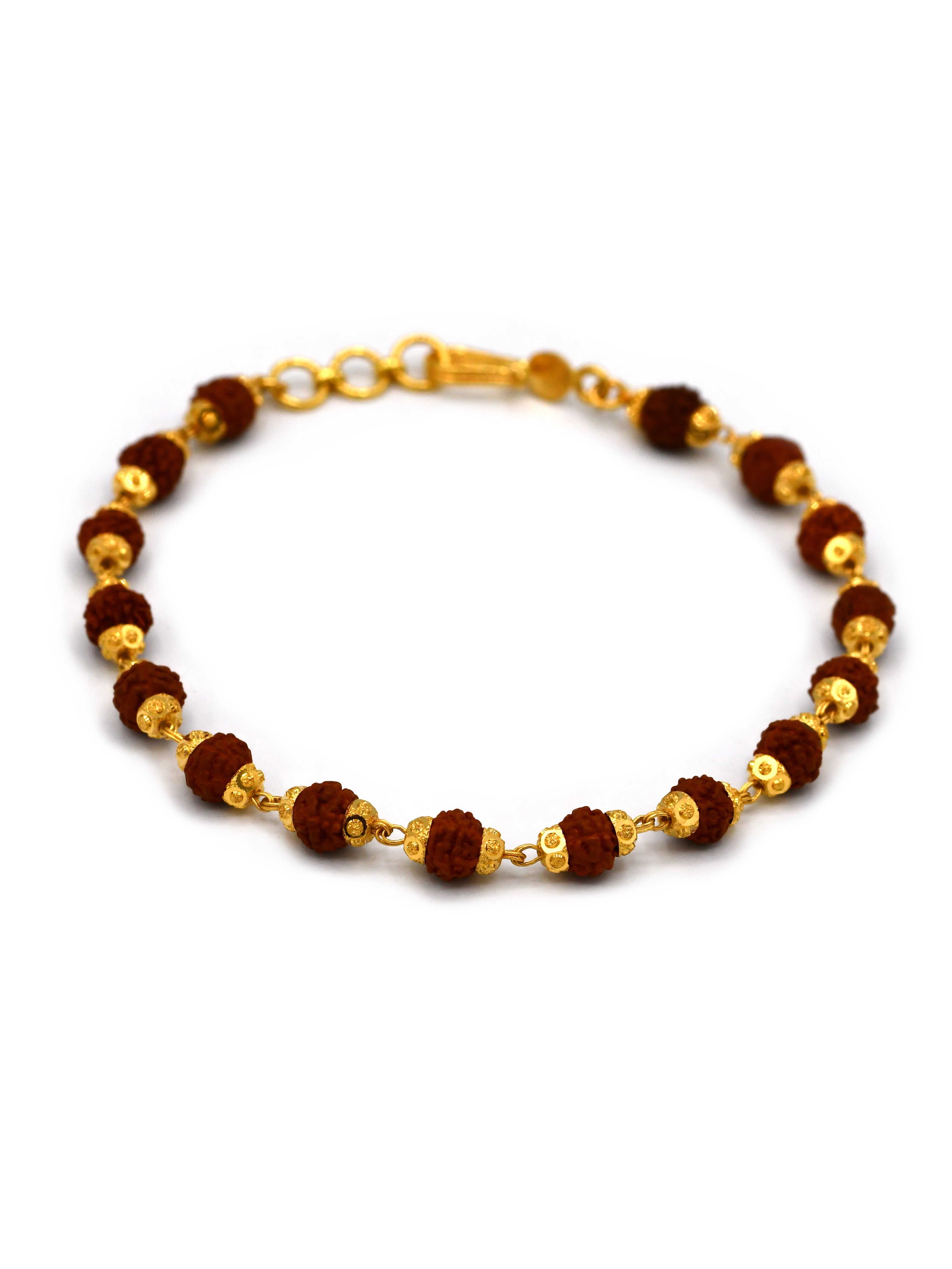 22ct Gold Rudraksh Bracelet