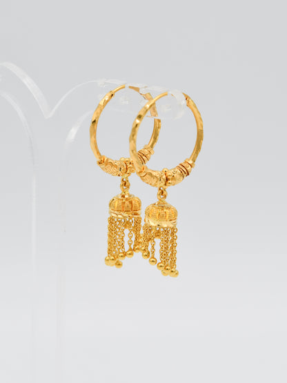 22ct Gold Jhumki Bali