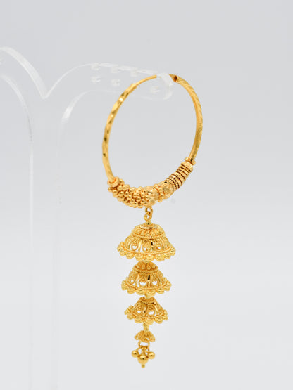 22ct Gold Jhumki Bali