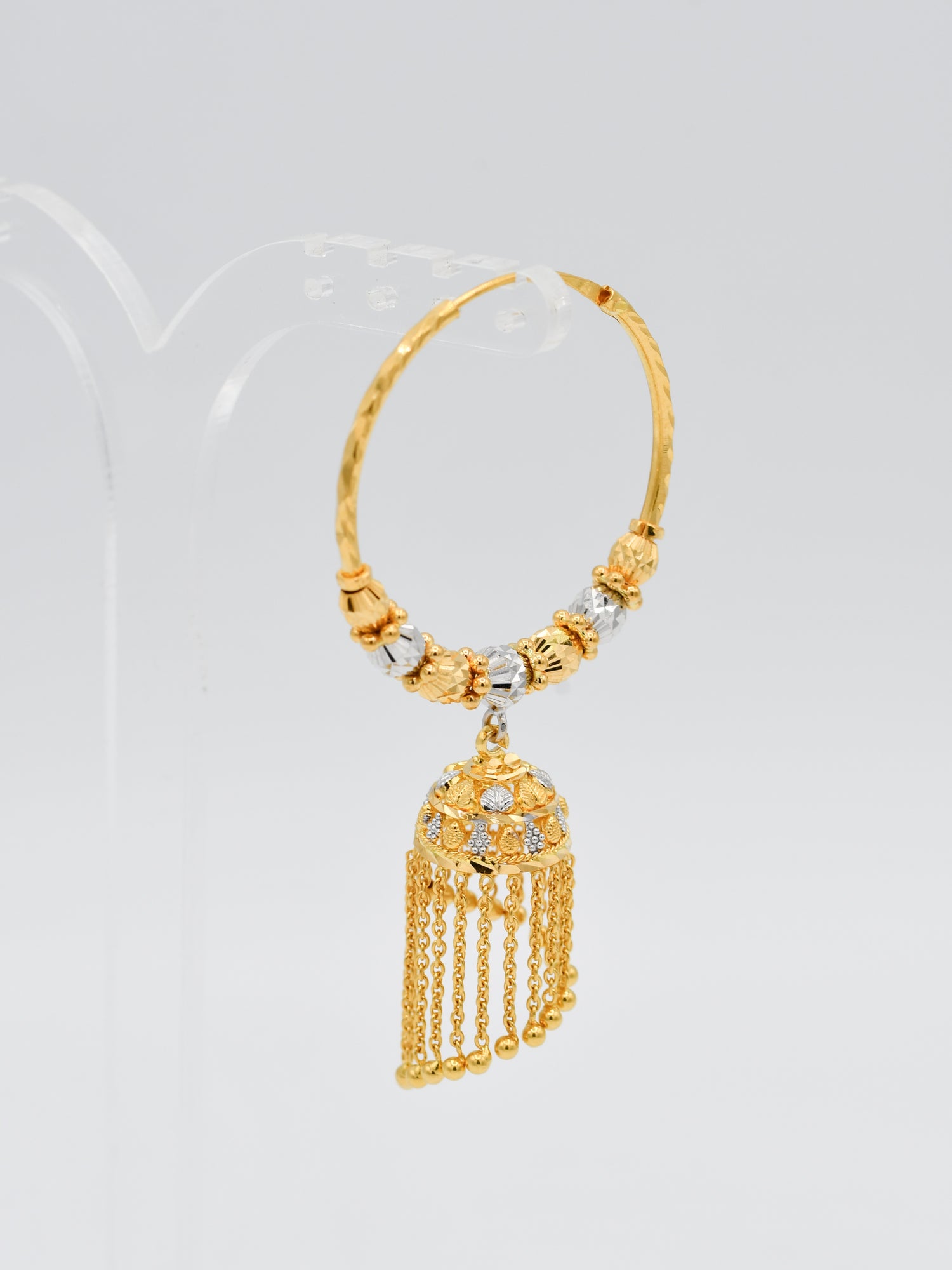 22ct Gold Two Tone Ball Bali
