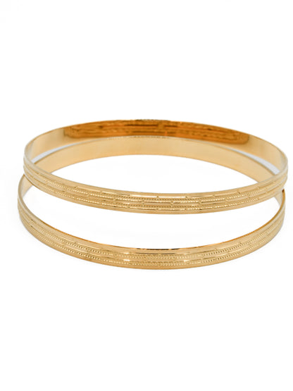 22ct Gold Pair Bangle