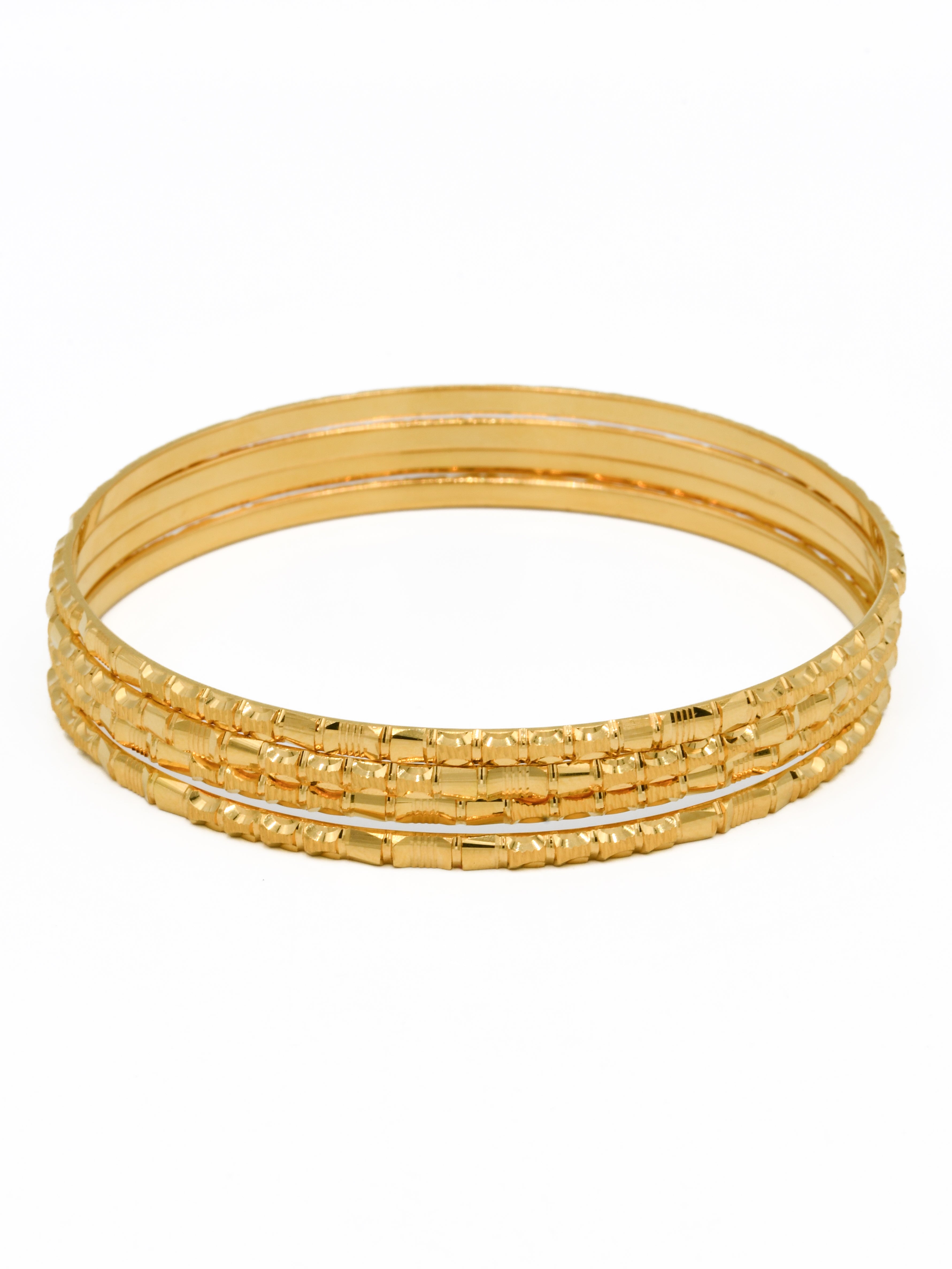 22ct Gold 4 Bangles