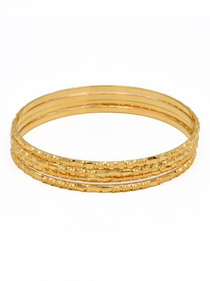 22ct Gold 4 Bangles