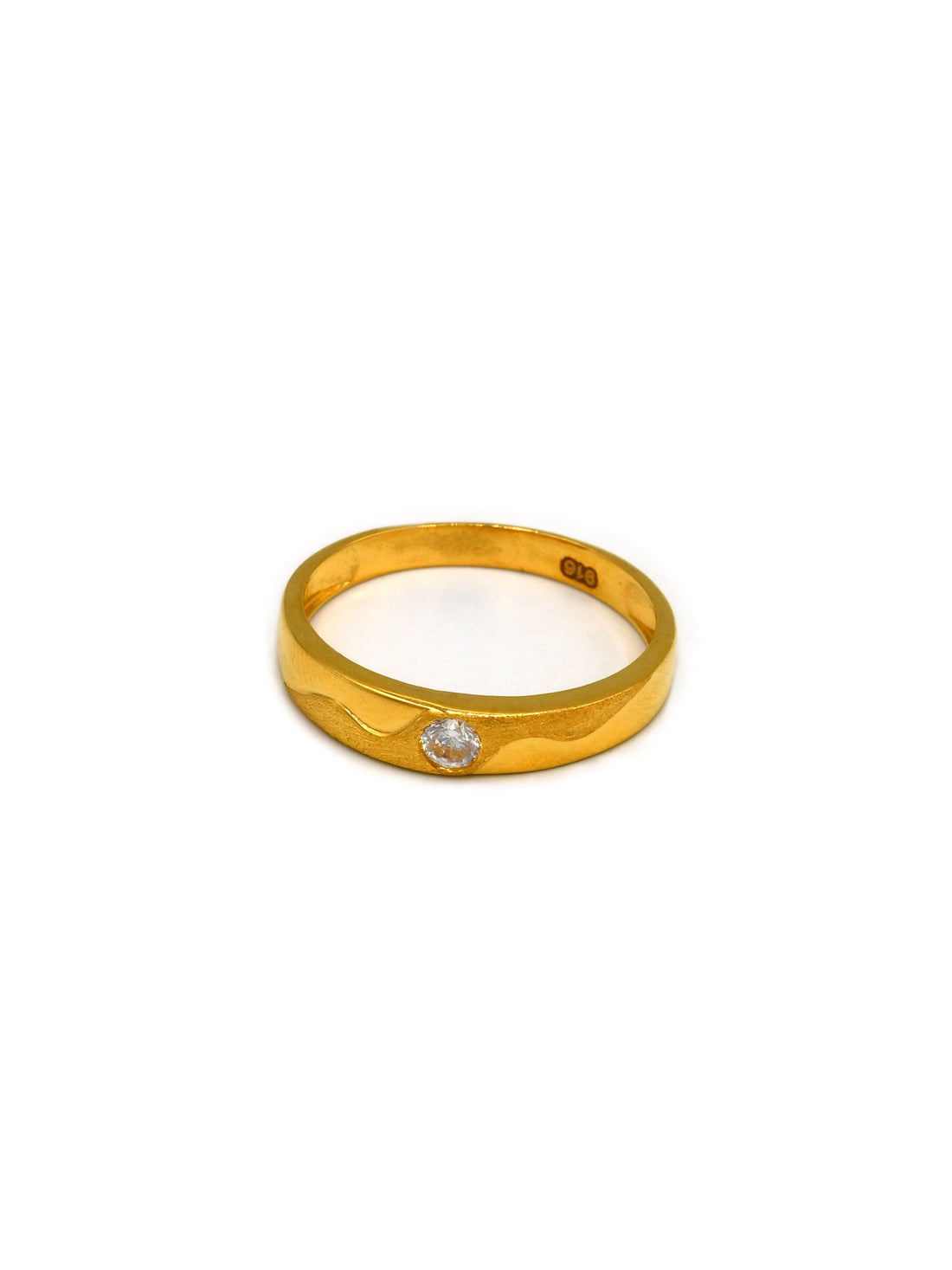 22ct Gold CZ Ring