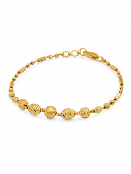 22ct Gold Ball Bracelet