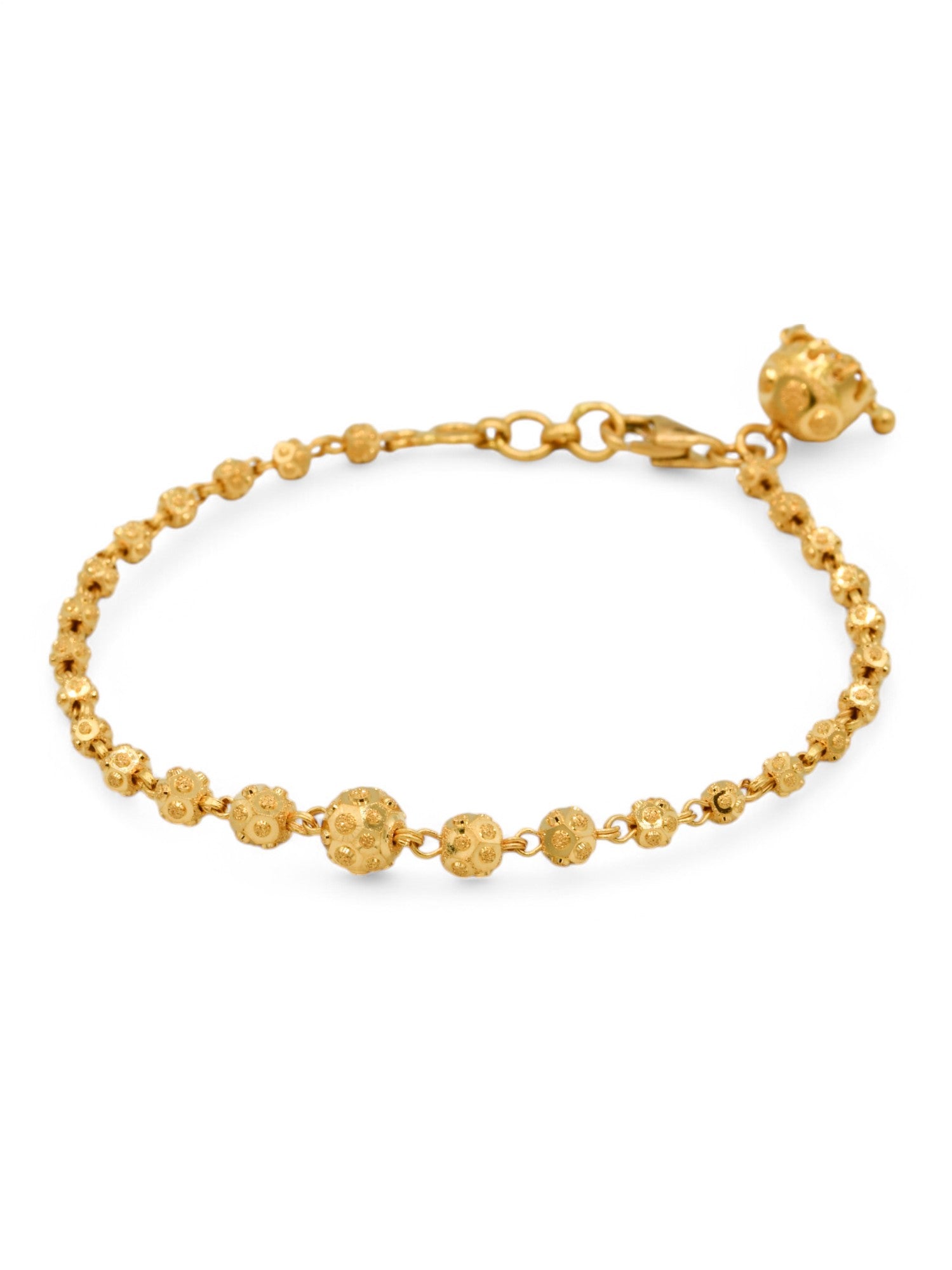 22ct Gold Ball Bracelet