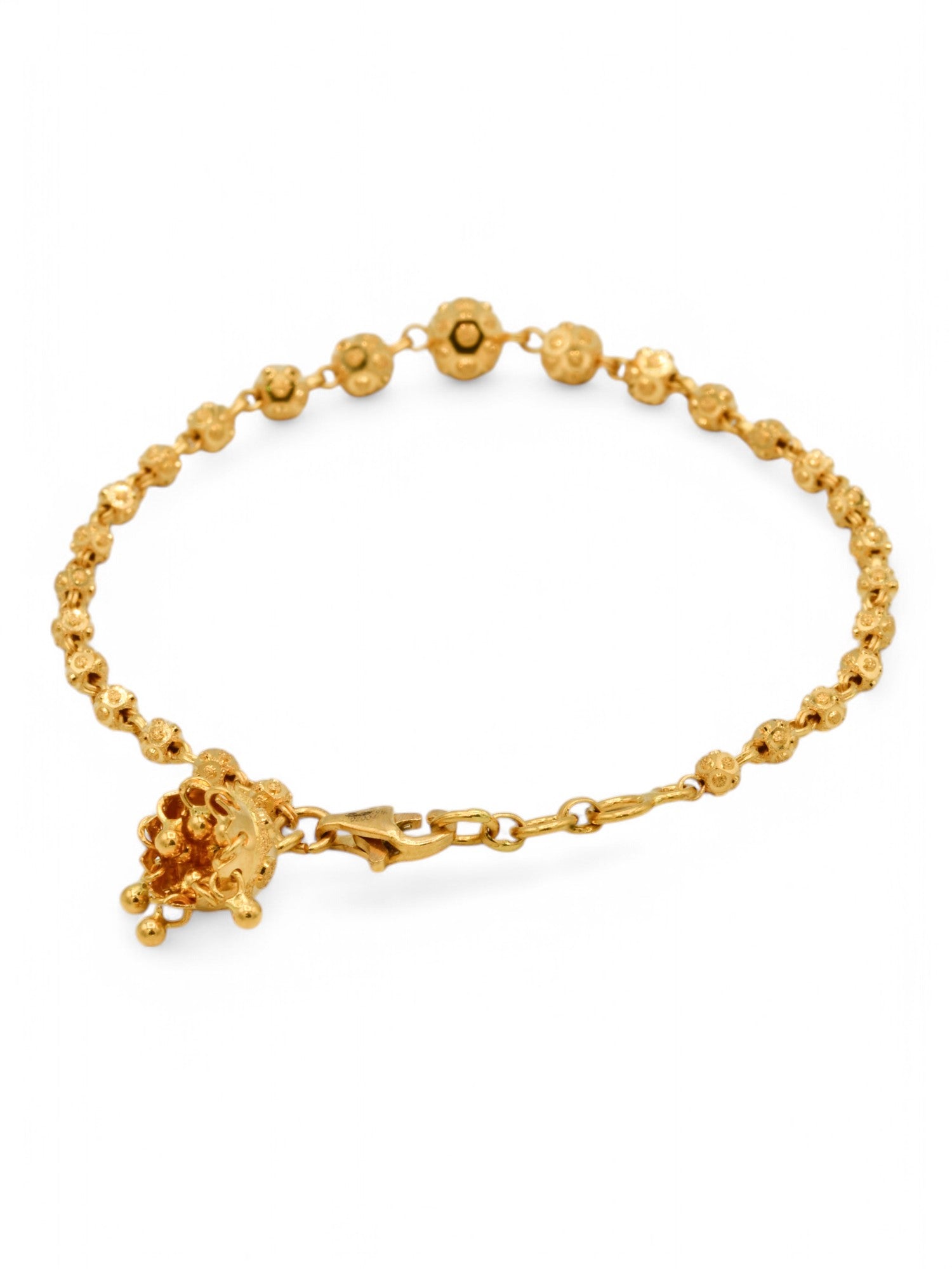 22ct Gold Ball Bracelet