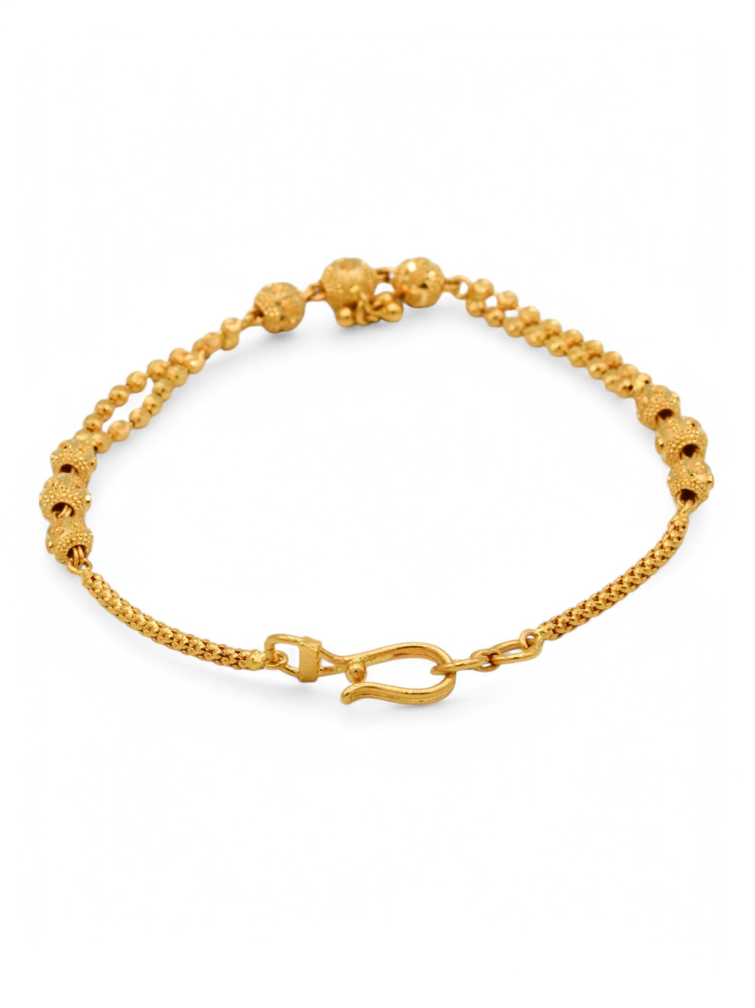 22ct Gold Ball Bracelet