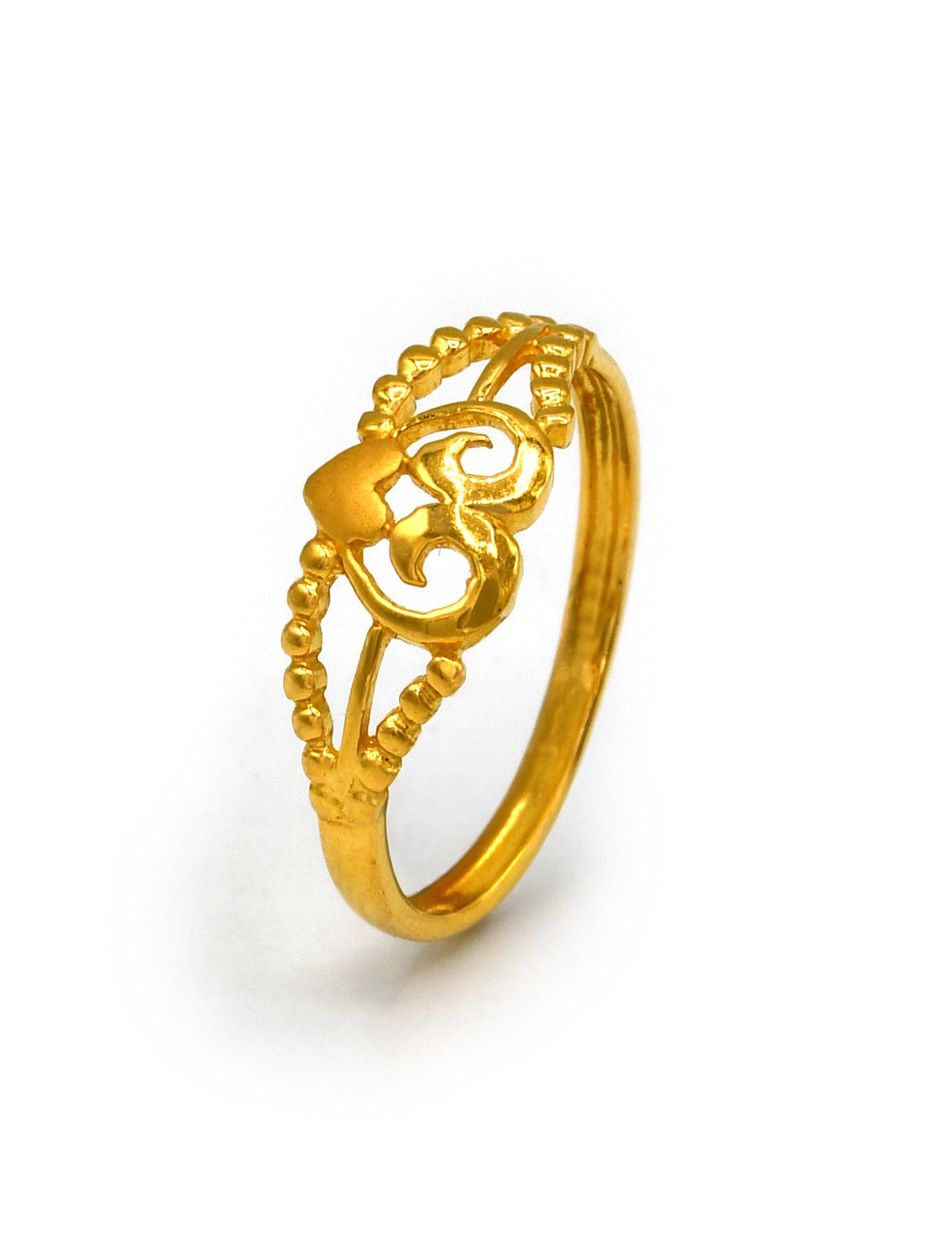 22ct Gold Heart Ladies Ring