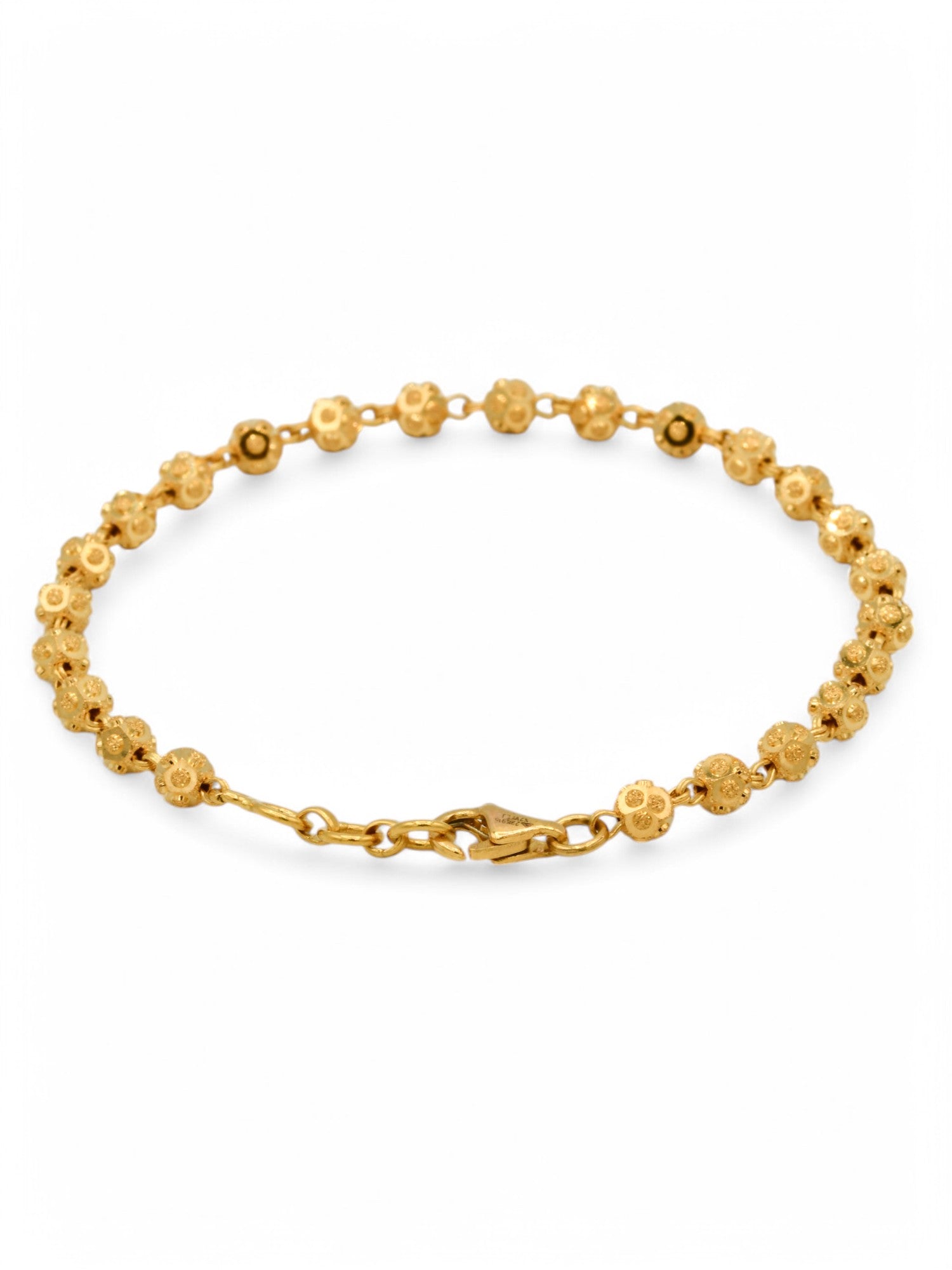 22ct Gold Ball Bracelet