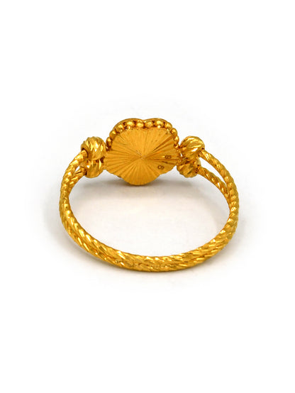22ct Gold Ladies Flower Ring