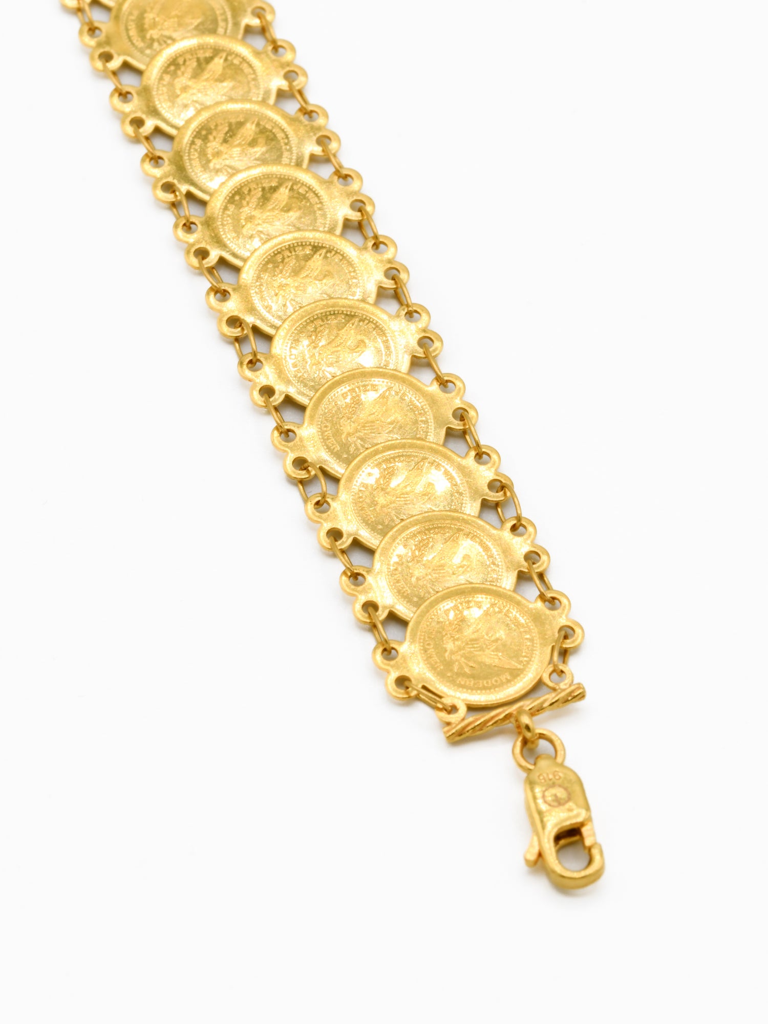 22ct Gold Sovereign Coin Bracelet