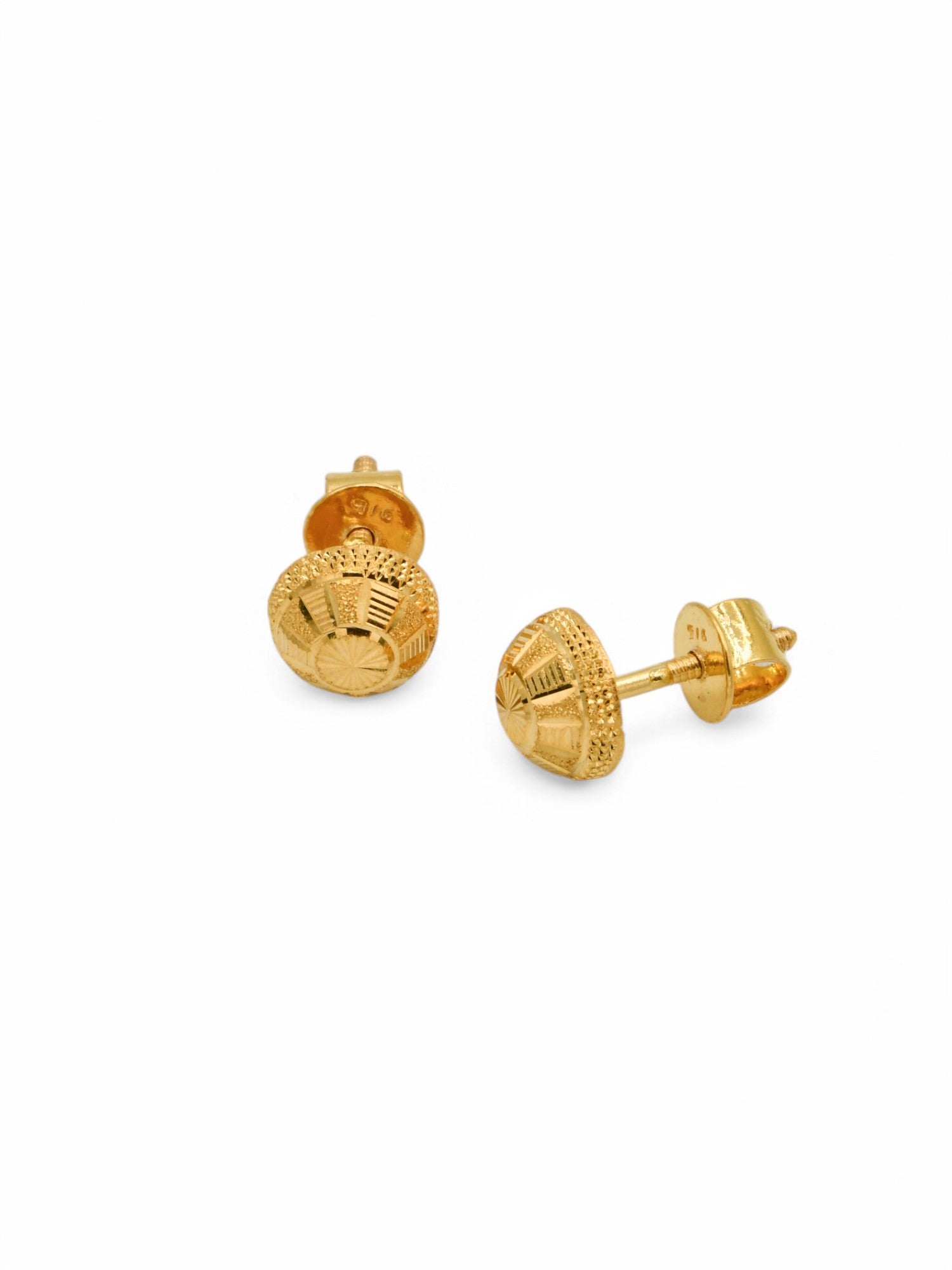 22ct Gold Ball Pendant Set