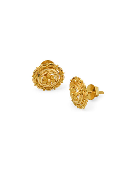 22ct Gold Filigree Pendant Set