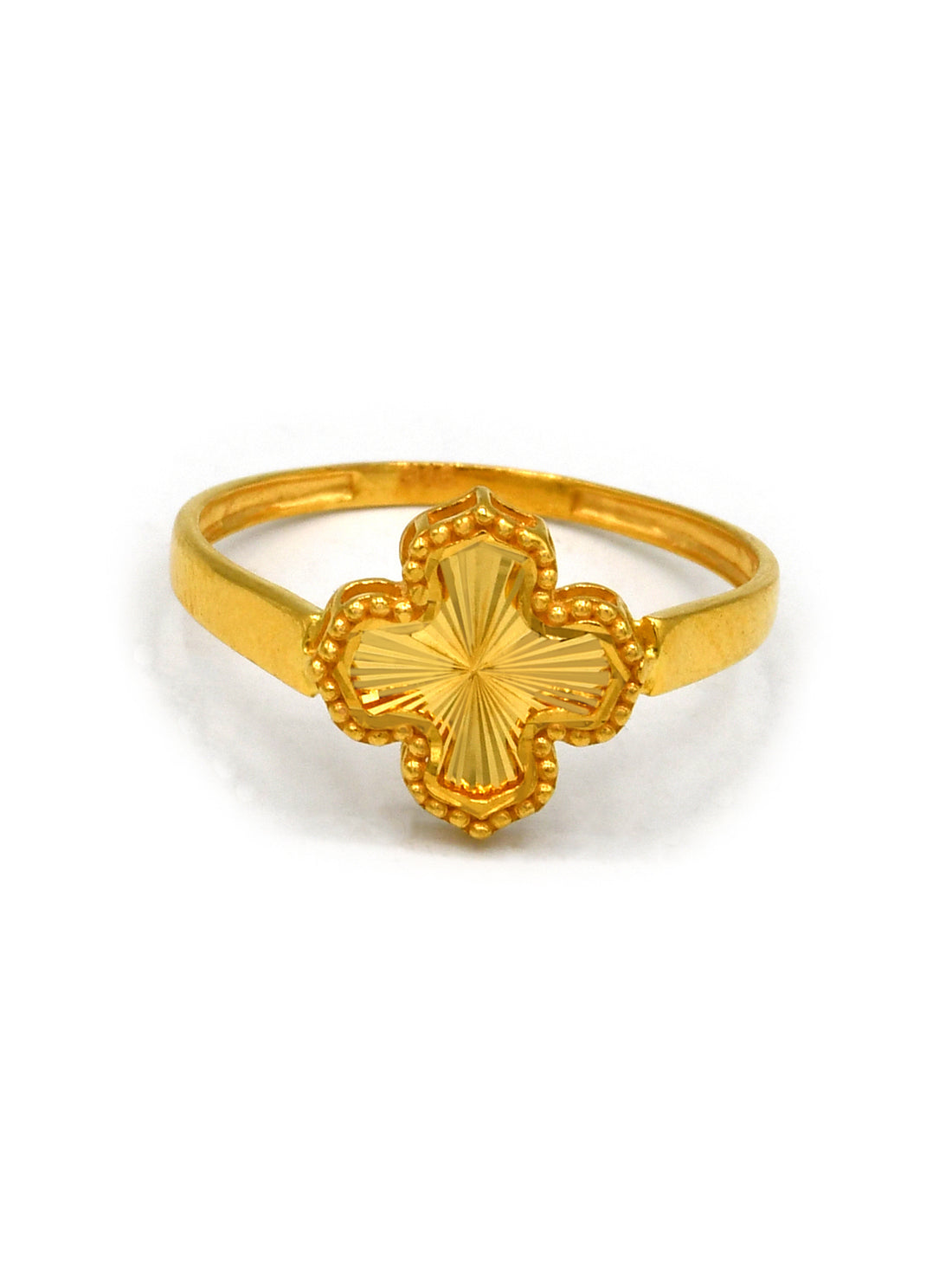 22ct Gold Flower Ladies Ring