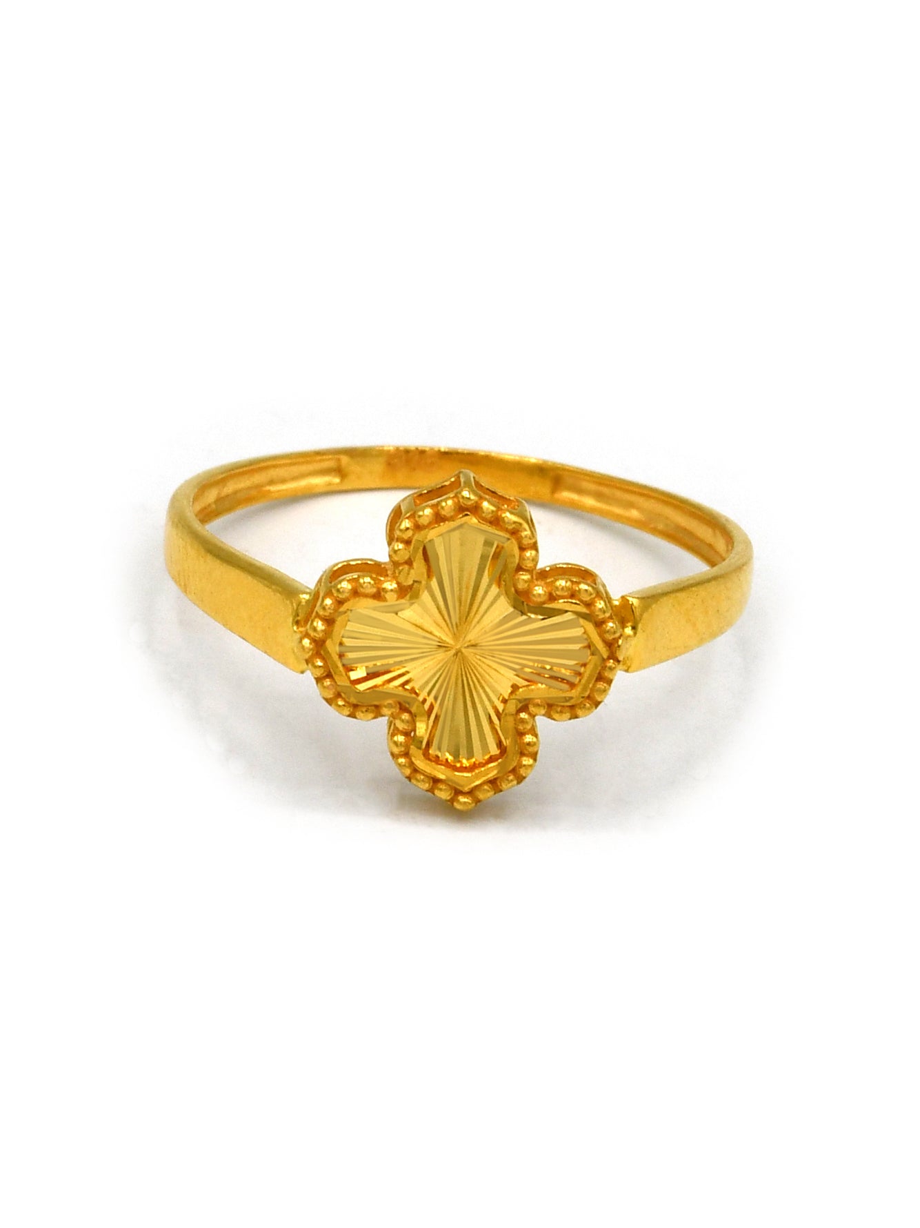 22ct Gold Flower Ladies Ring