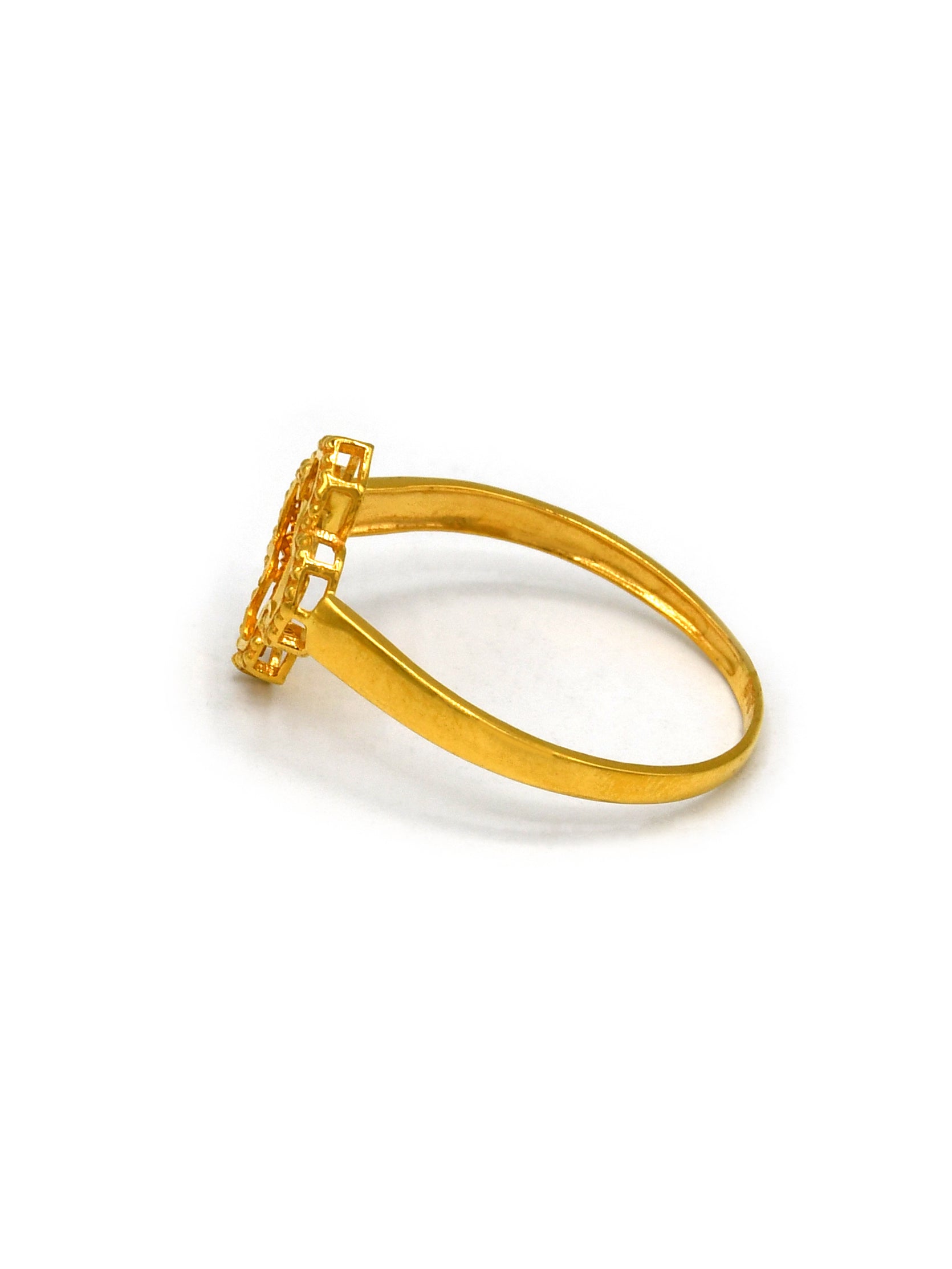 22ct Gold Flower Ladies Ring