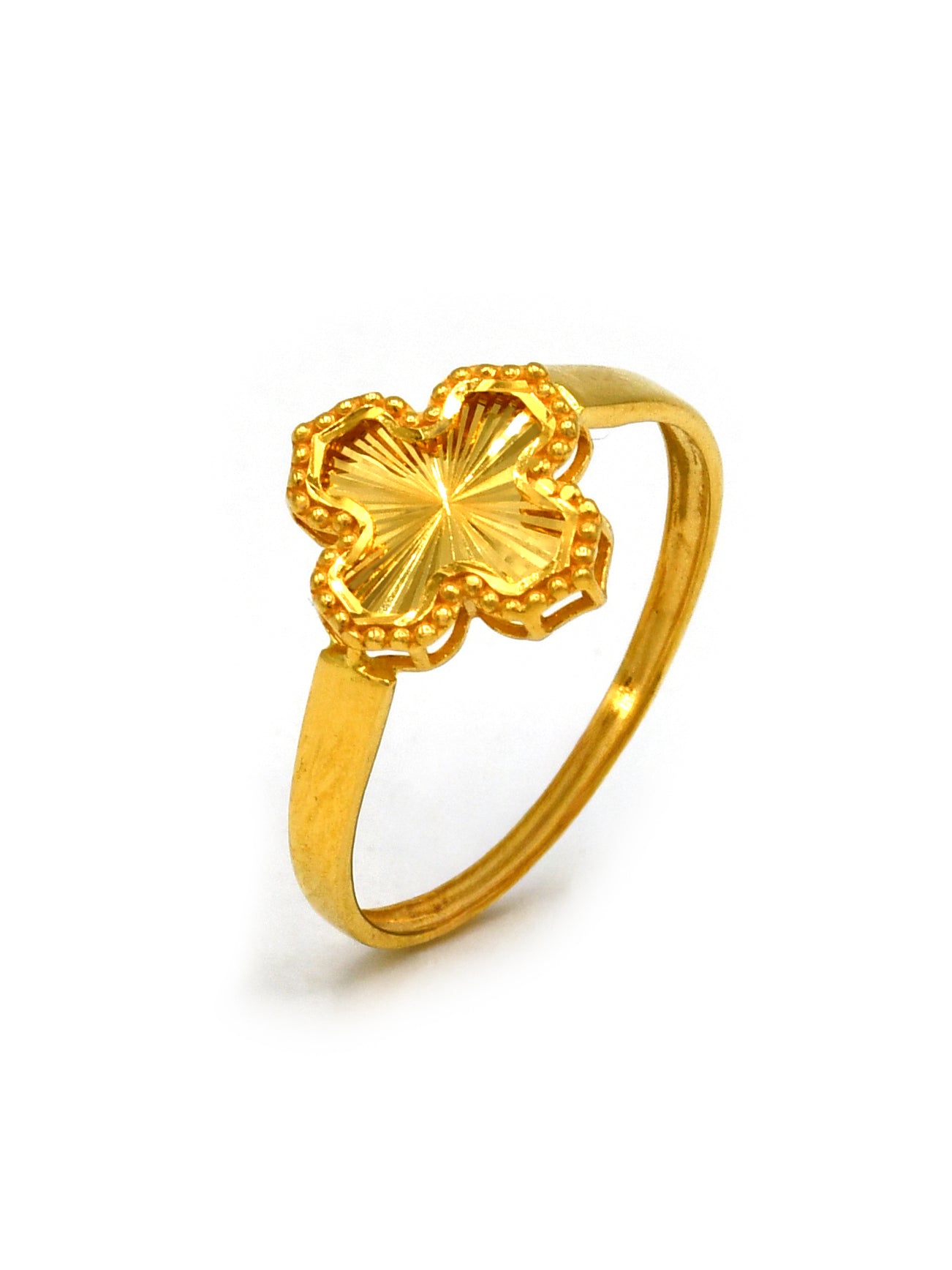 22ct Gold Flower Ladies Ring