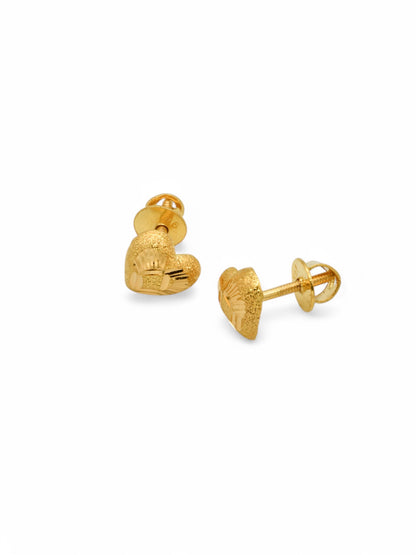 22ct gold Heart Pendant Set