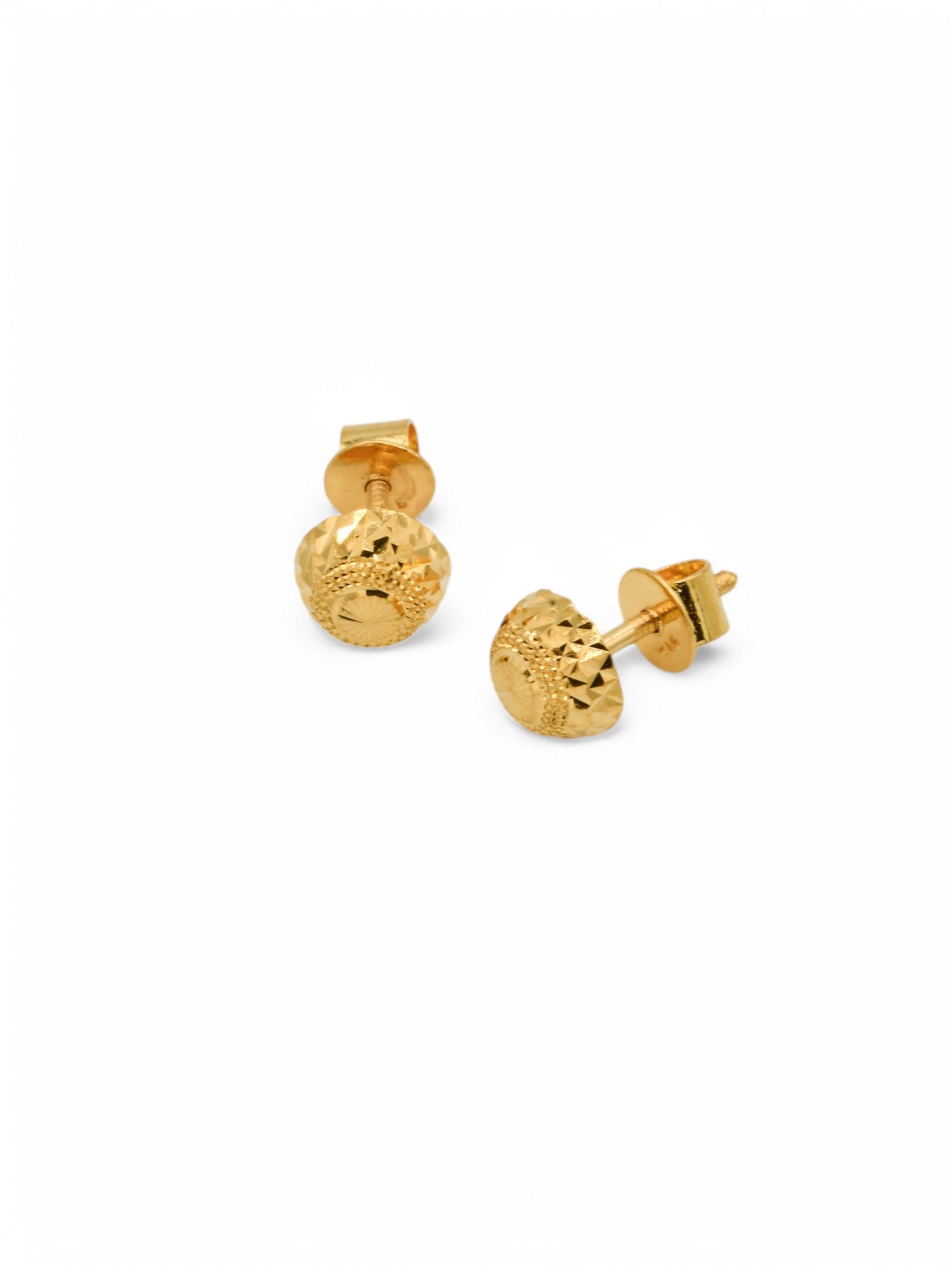 22ct Gold Ball Pendant Set